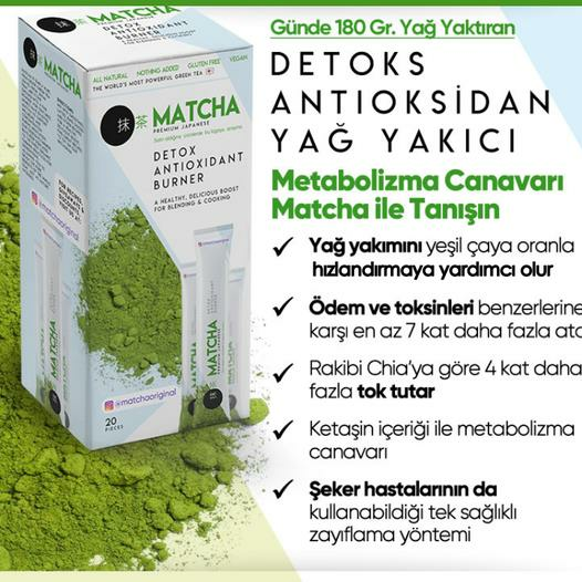 Matcha Çayı 20 x 10 gr