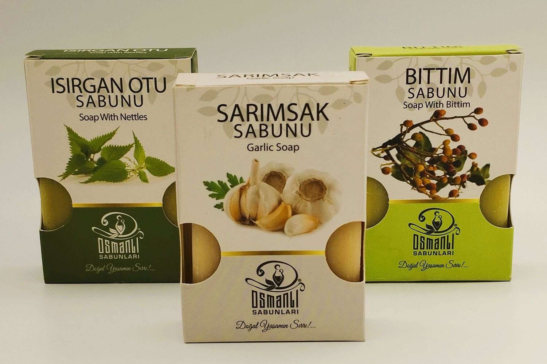 Isırgan+ Sarımsak+ Bıttım Sabunu 100 gr x 3