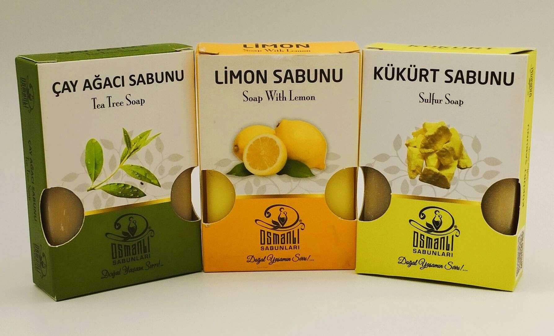 Çay Ağacı + Limon+ Kükürt Sabunu 100 gr x 3