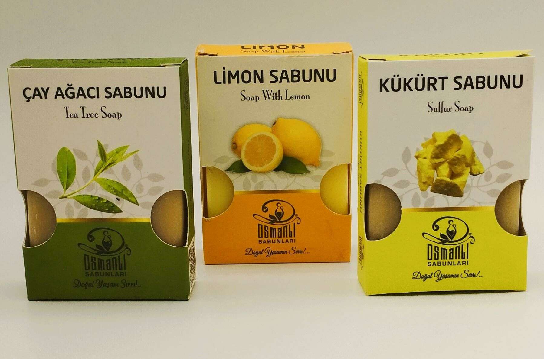 Çay Ağacı + Limon+ Kükürt Sabunu 100 gr x 3