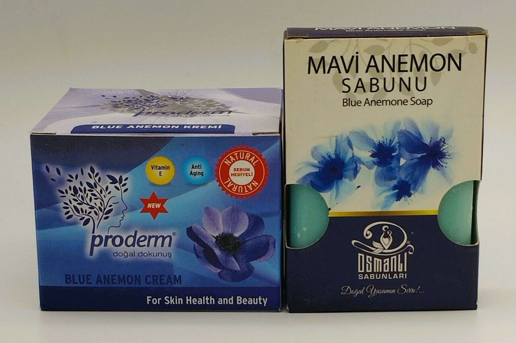 Mavi Anemon Kremi 50 ml + Mavi Anemon Sabunu 100 gr