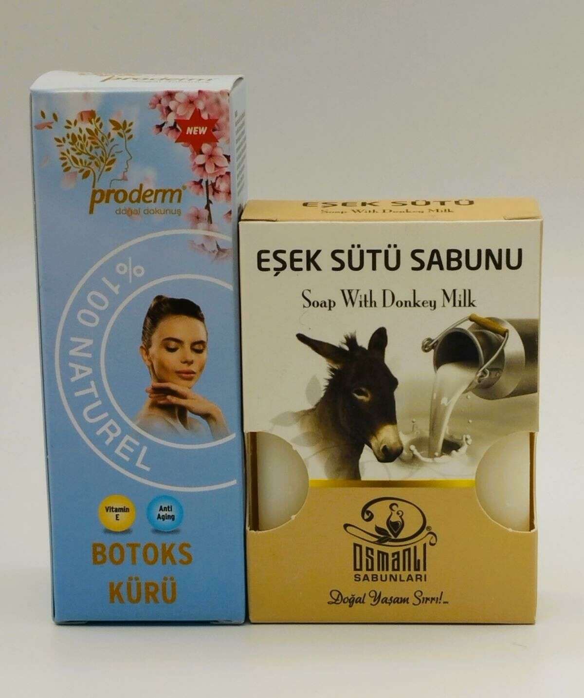 Botoks Kürü 50 ml + Eşek Sütü Sabunu 100 gr