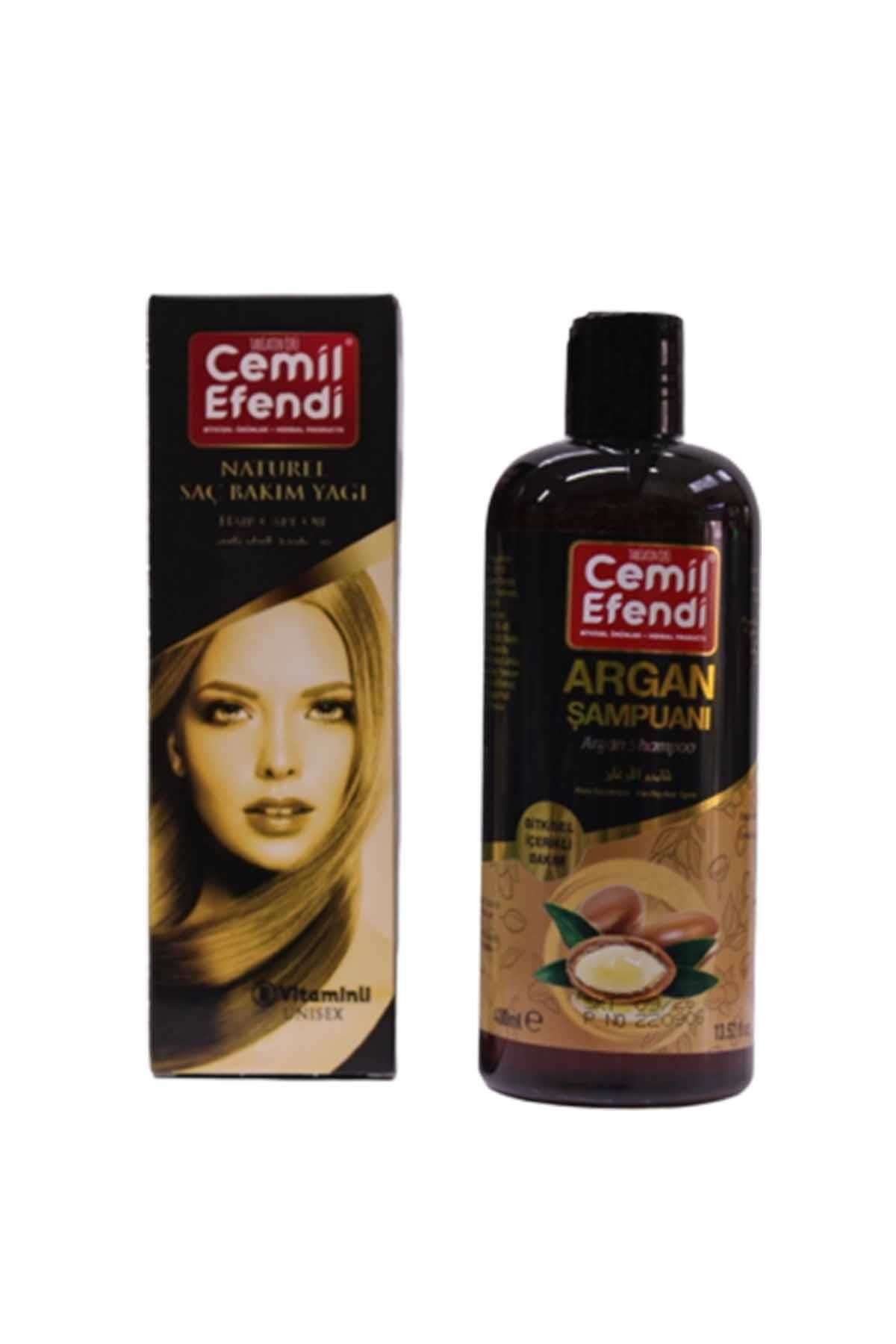 Argan Şampuanı 400 Ml+Saç Bakım Yağı 125 Ml