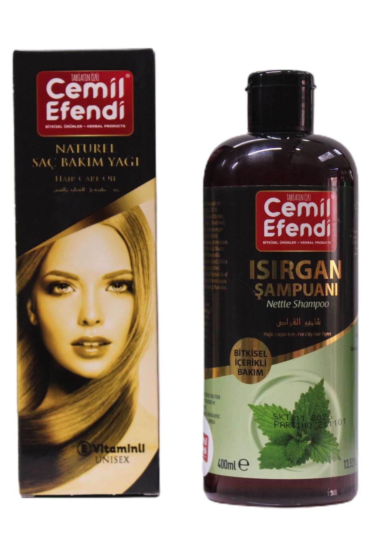 Isırgan Şampuanı 400 ML+ Saç Bakım Yağı 125 ML