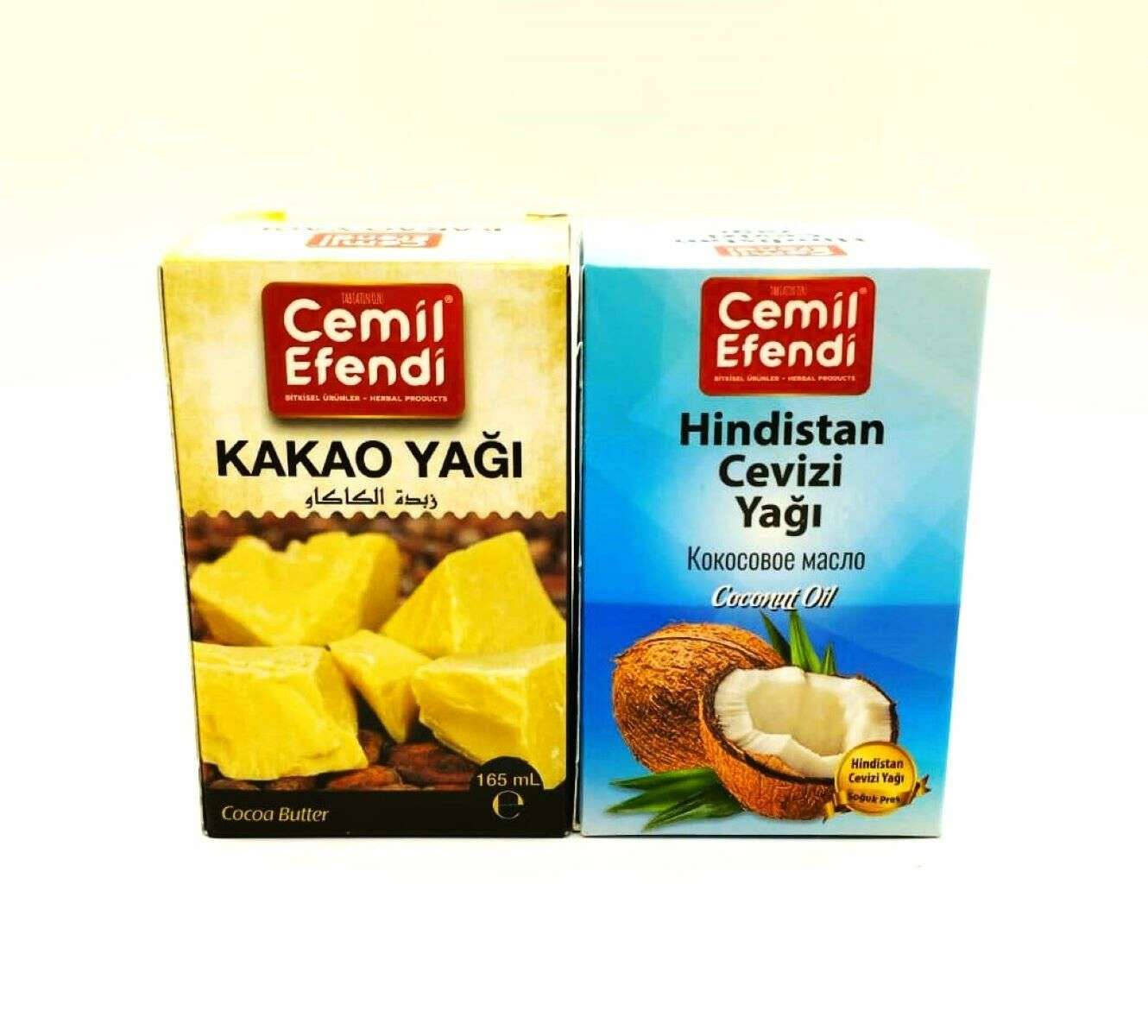 Kakao Yağı 165 ml + Hindistan Cevizi Yağı 150ml