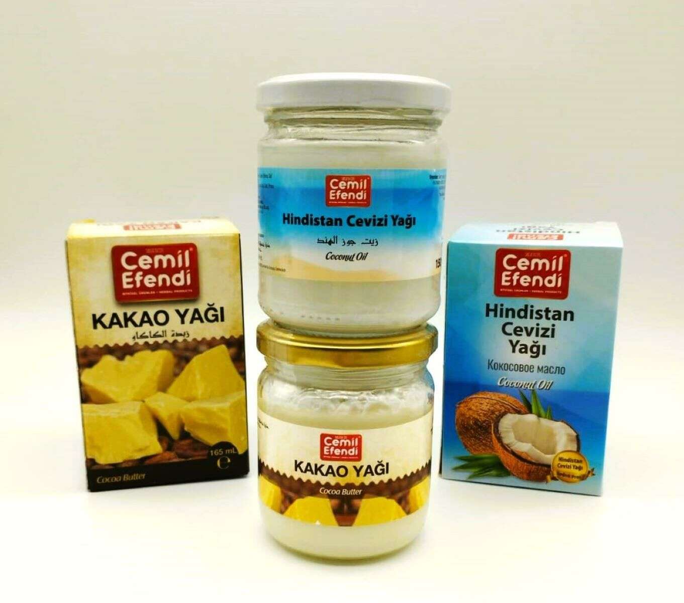 Kakao Yağı 165 ml + Hindistan Cevizi Yağı 150ml