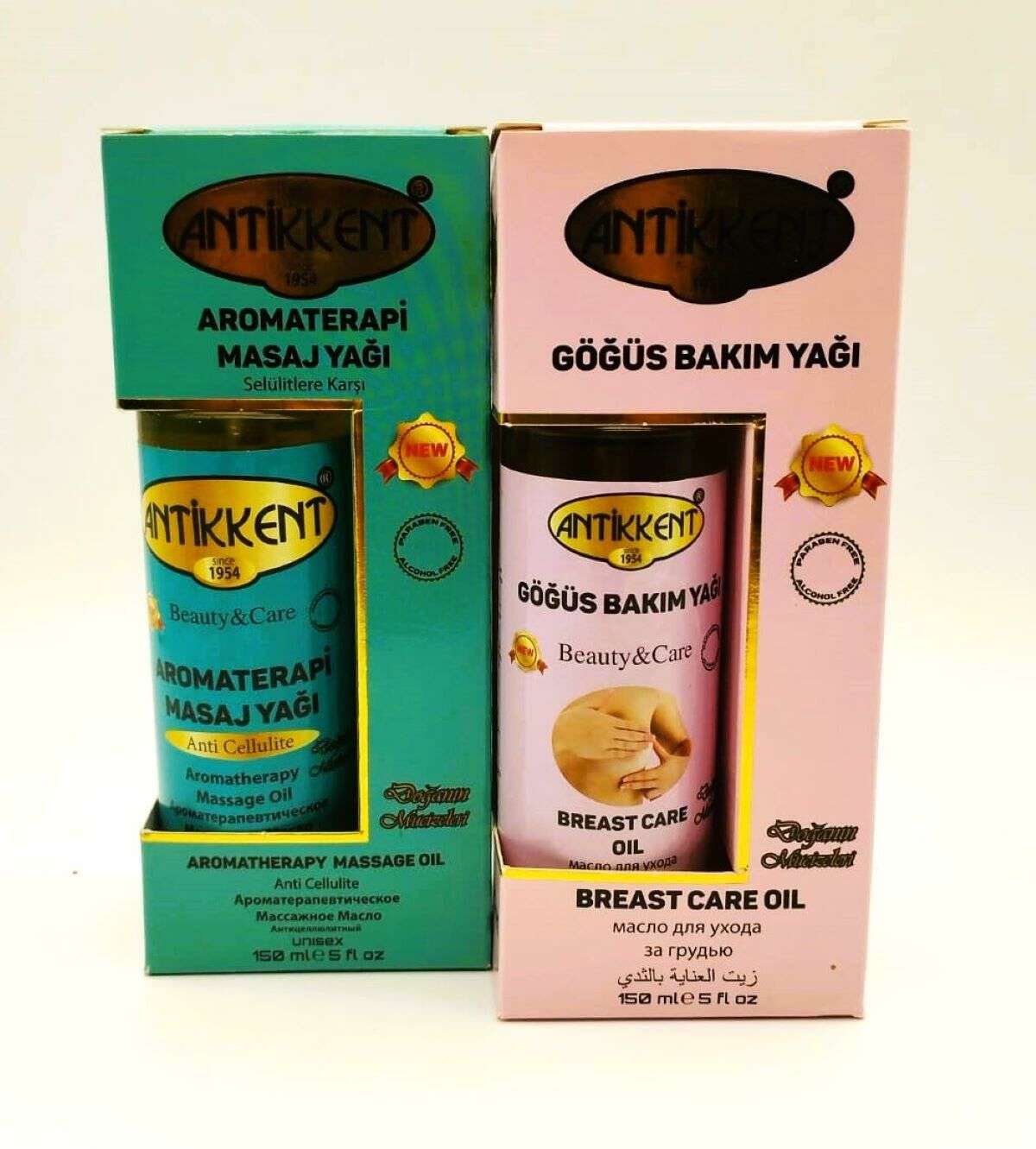 Masaj Yağı + Göğüs Bakım Yağı (150ml x 2)