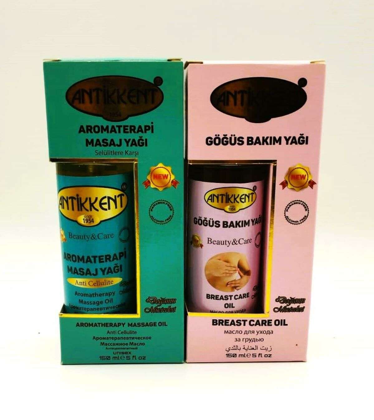 Masaj Yağı + Göğüs Bakım Yağı (150ml x 2)