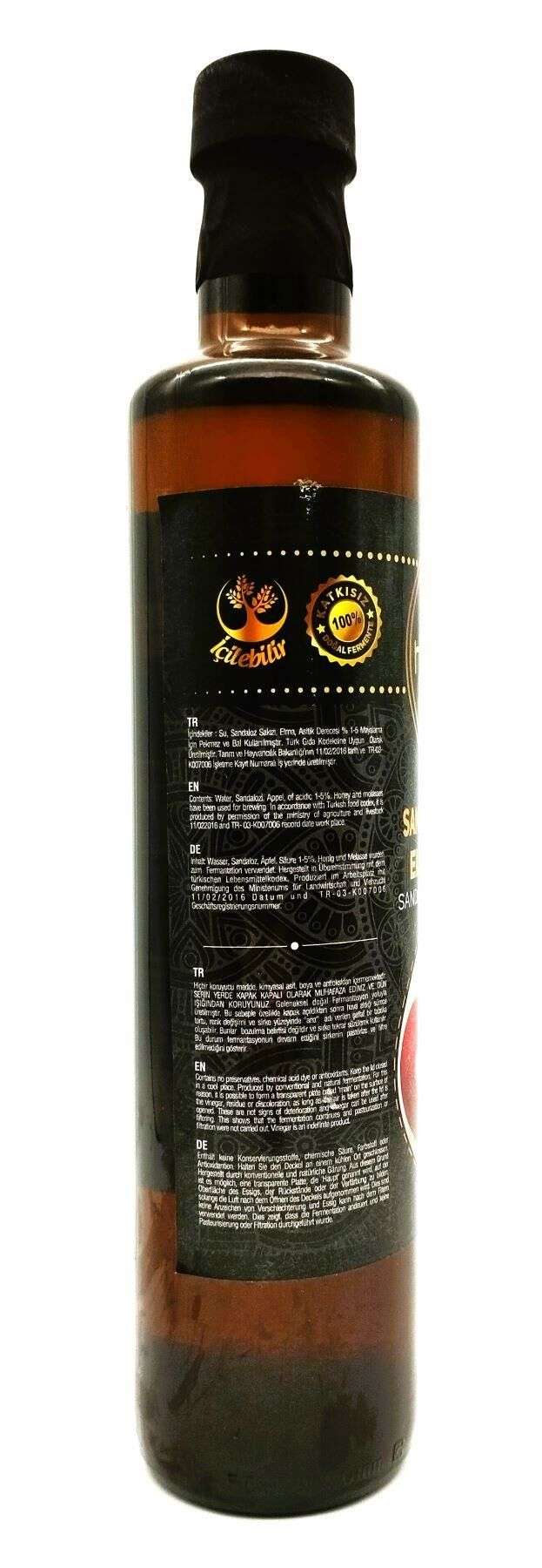 Sandaloz Sakızlı Elma Sirkesi 500 ml