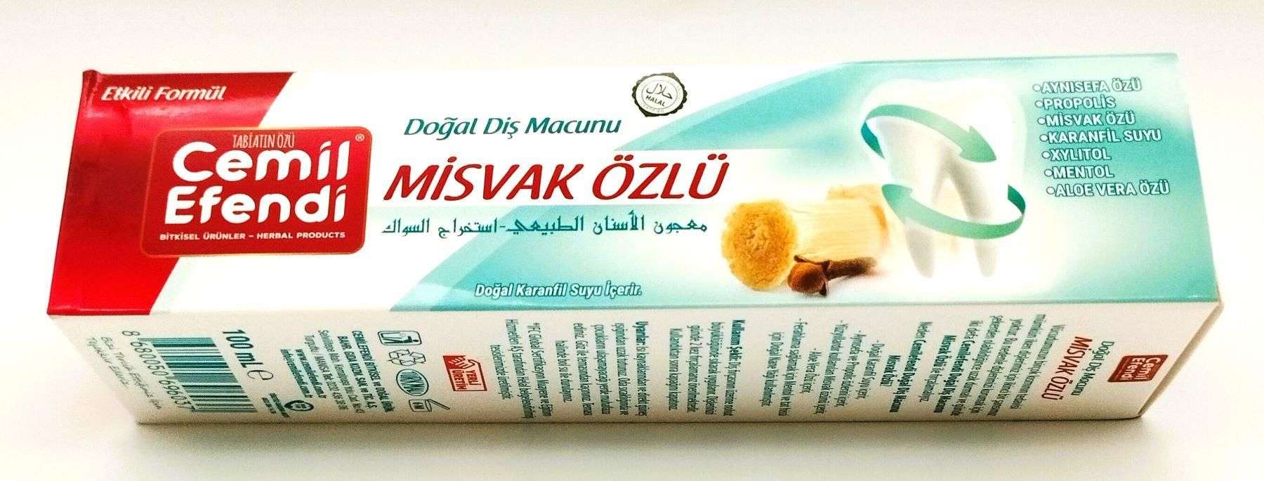 Cemil Efendi Misvak Özlü Diş Macunu 100 ml