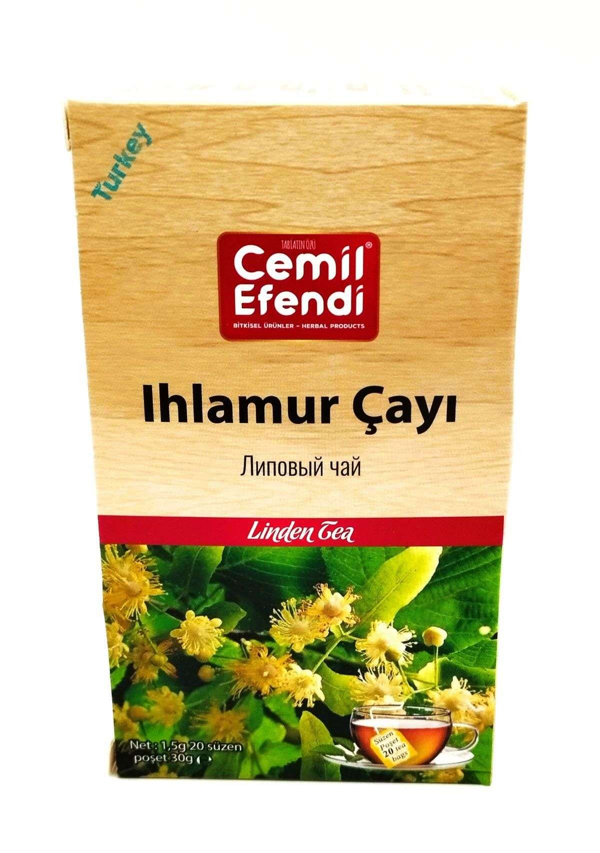 Cemil Efendi Ihlamur Çayı 20 Süzen Poşet