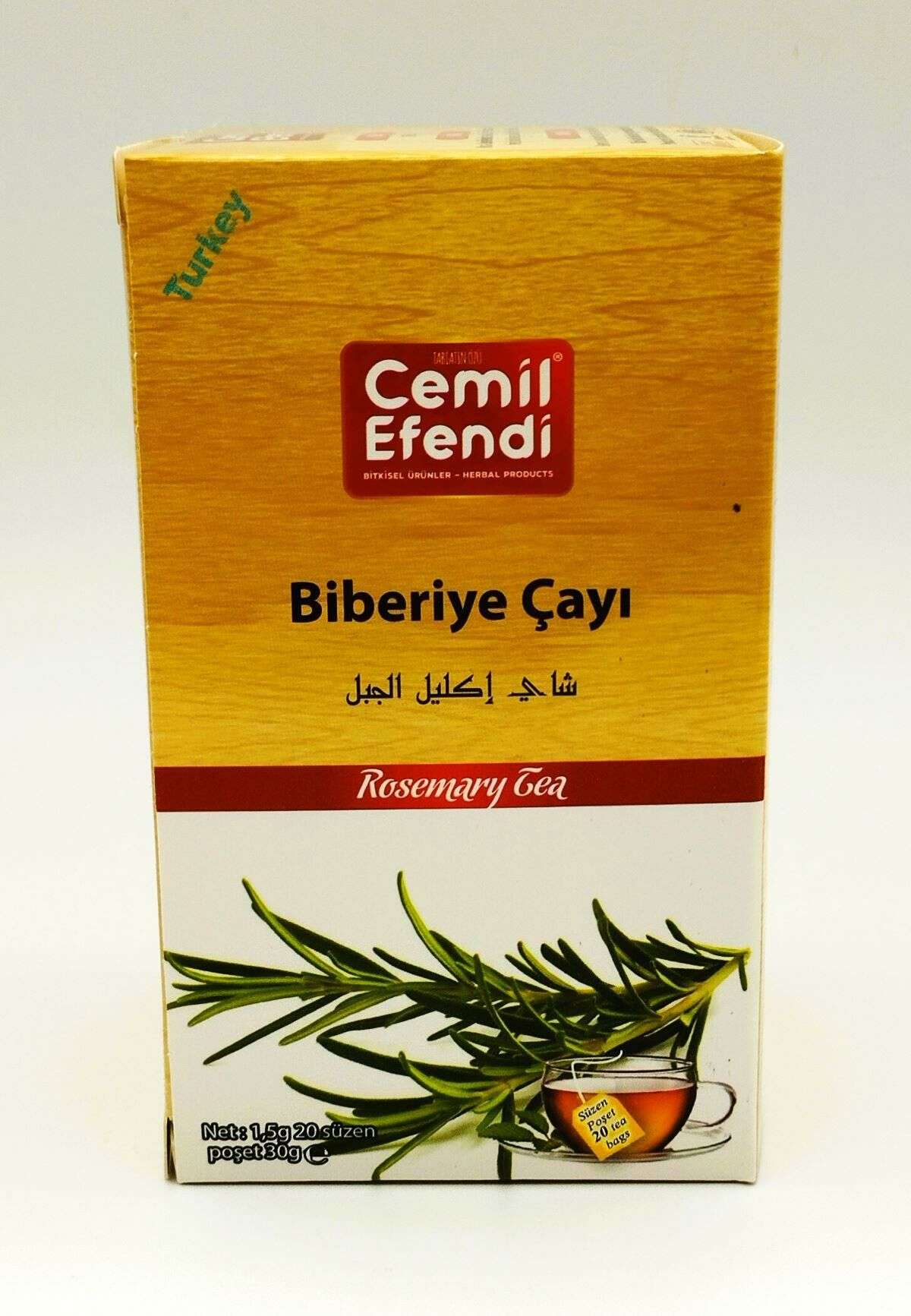 Cemil Efendi Biberiye Çayı 20 Süzen Poşet