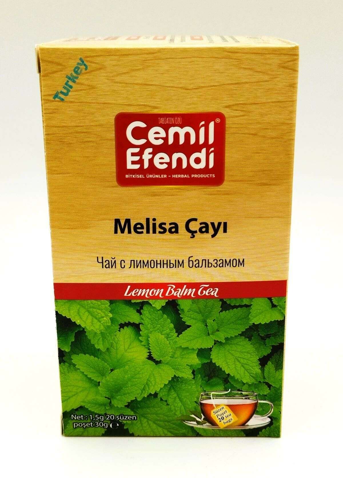 Cemil Efendi Melisa Çayı 20 Süzen Poşet