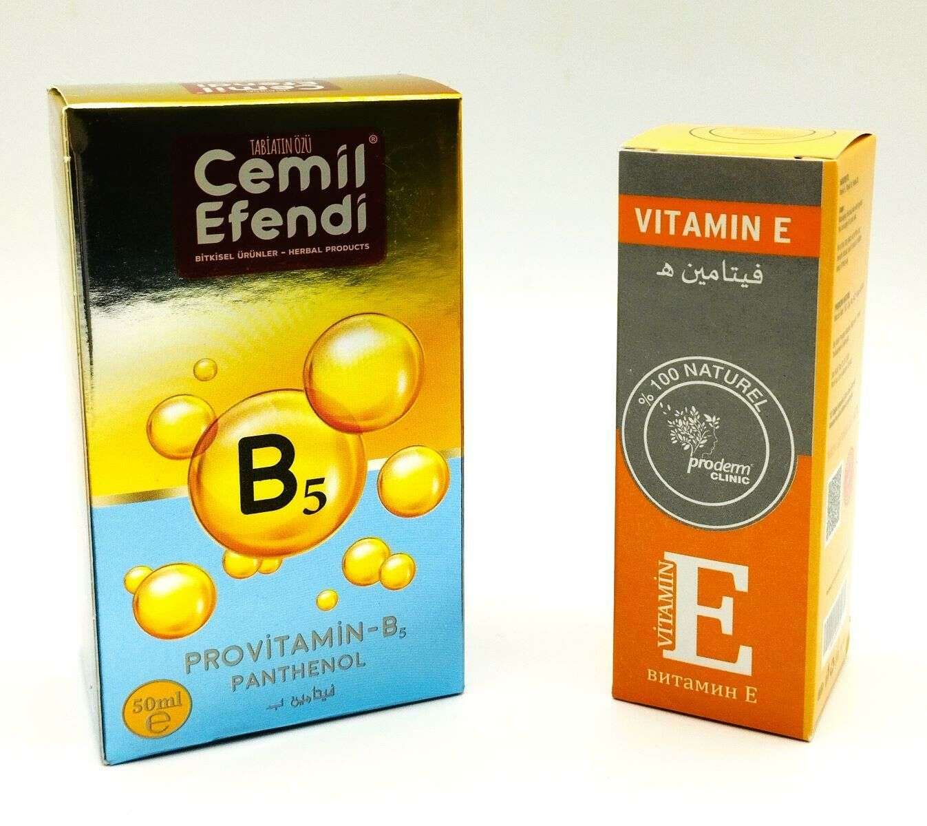 Cemil Efendi Provitamin B5 + Proderm Vitamin E ( 50 ml x 2 )