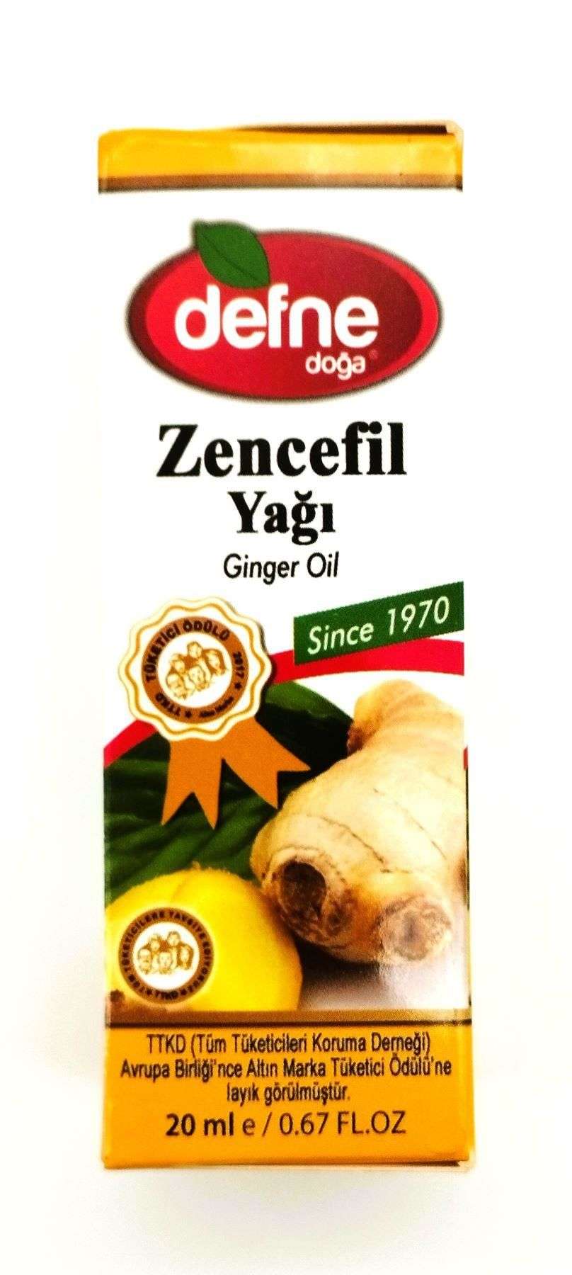 Defne Doğa Zencefil Yağı 20 ml