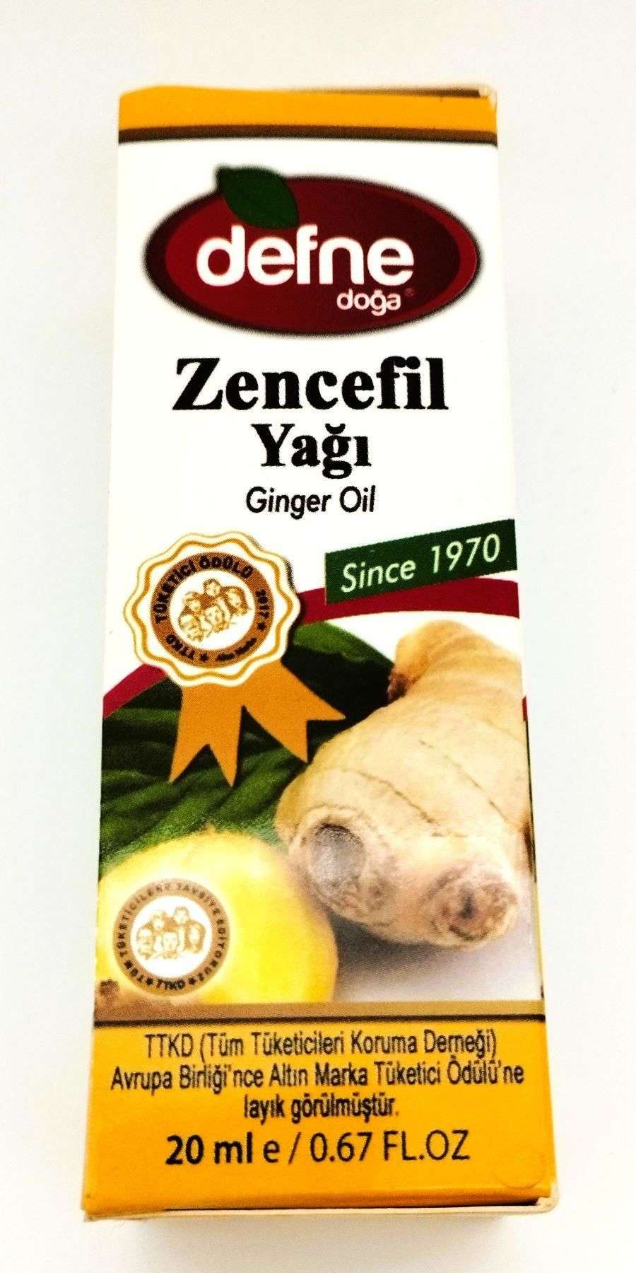 Defne Doğa Zencefil Yağı 20 ml