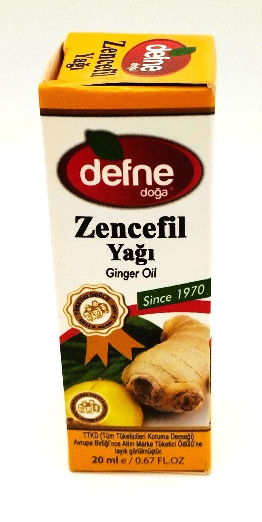 Defne Doğa Zencefil Yağı 20 ml