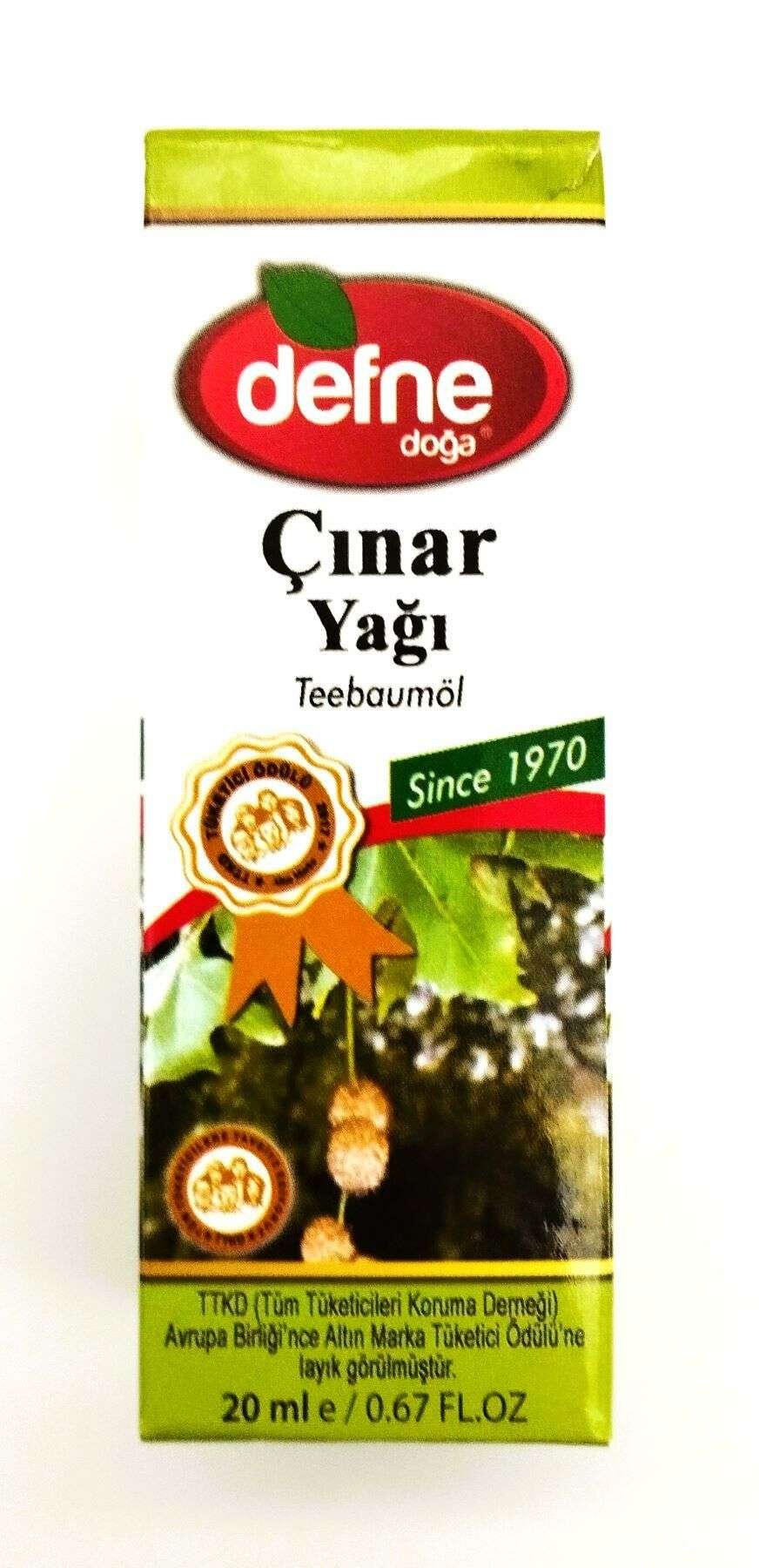 Defne Doğa Çınar Yağı 20 ml