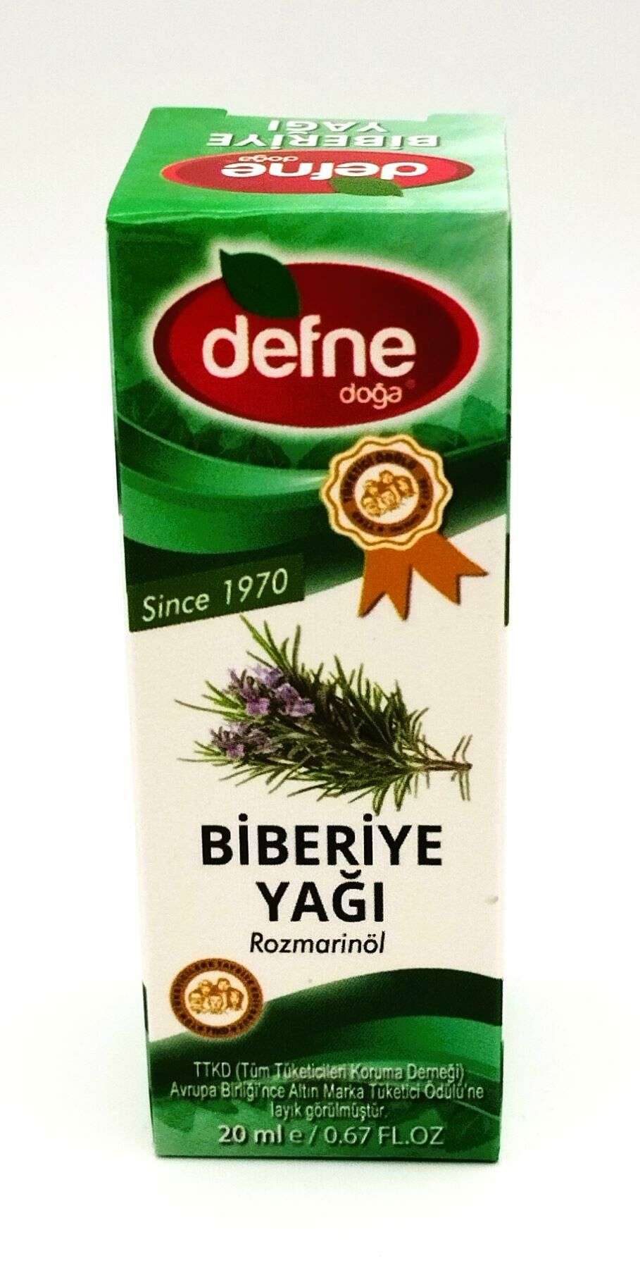 % 100 Doğal Biberiye Yağı 20 ml