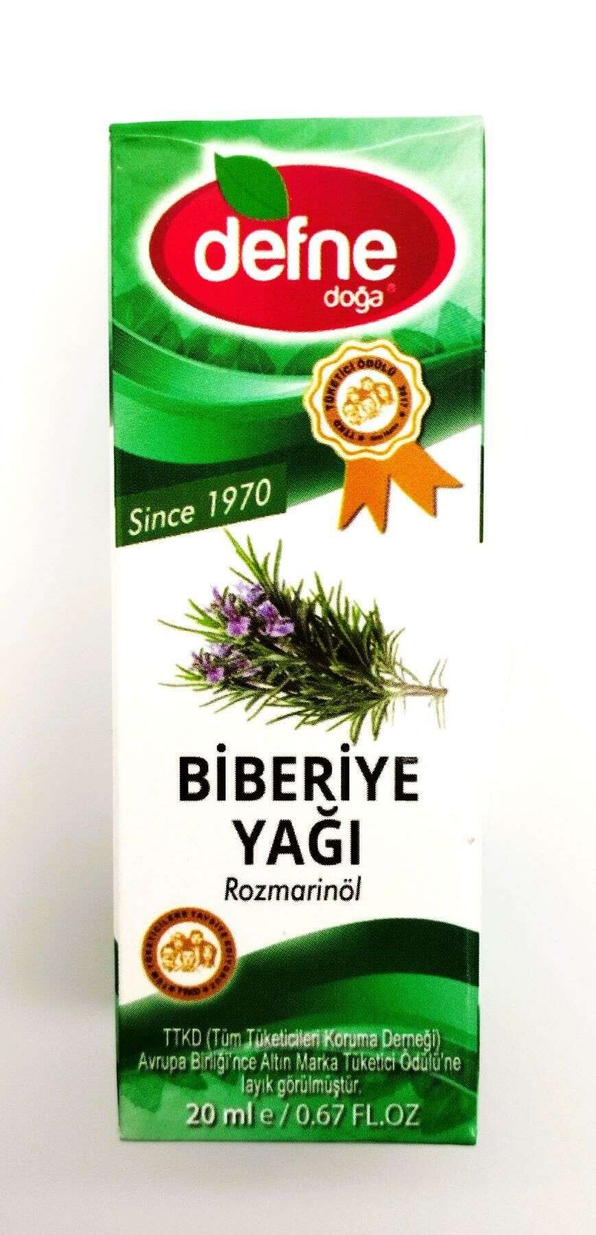 % 100 Doğal Biberiye Yağı 20 ml