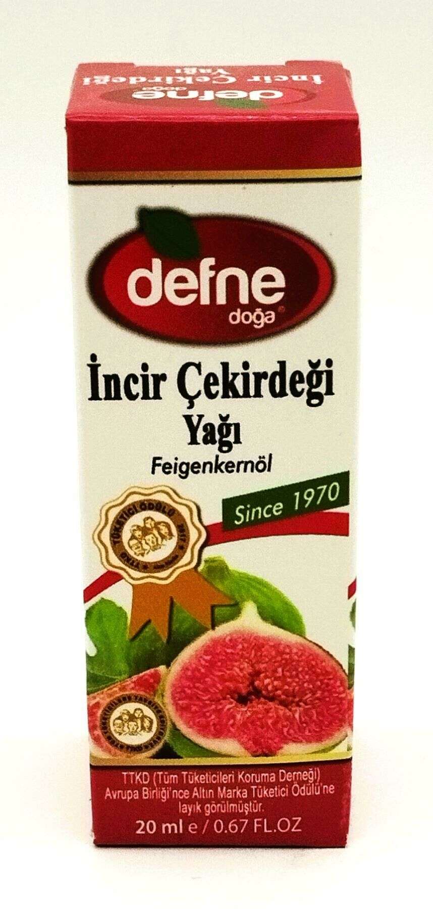 Defne Doğa İncir Çekirdeği Yağı 20 ml