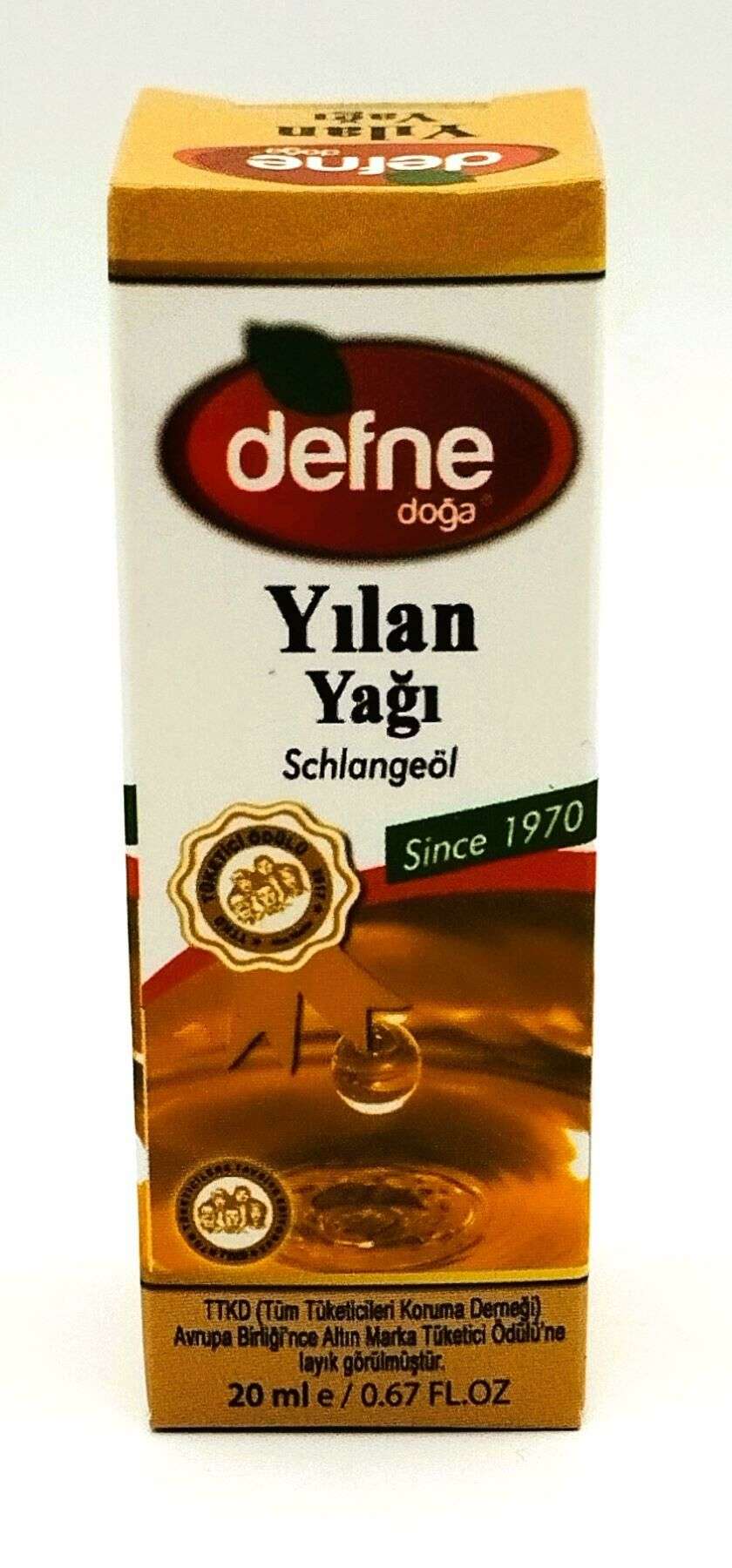 Defne Doğa Yılan Yağı 20 ml