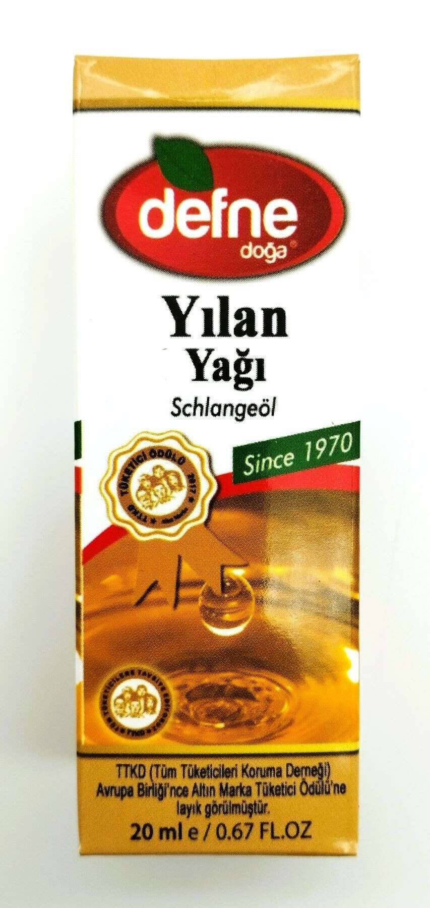 Defne Doğa Yılan Yağı 20 ml