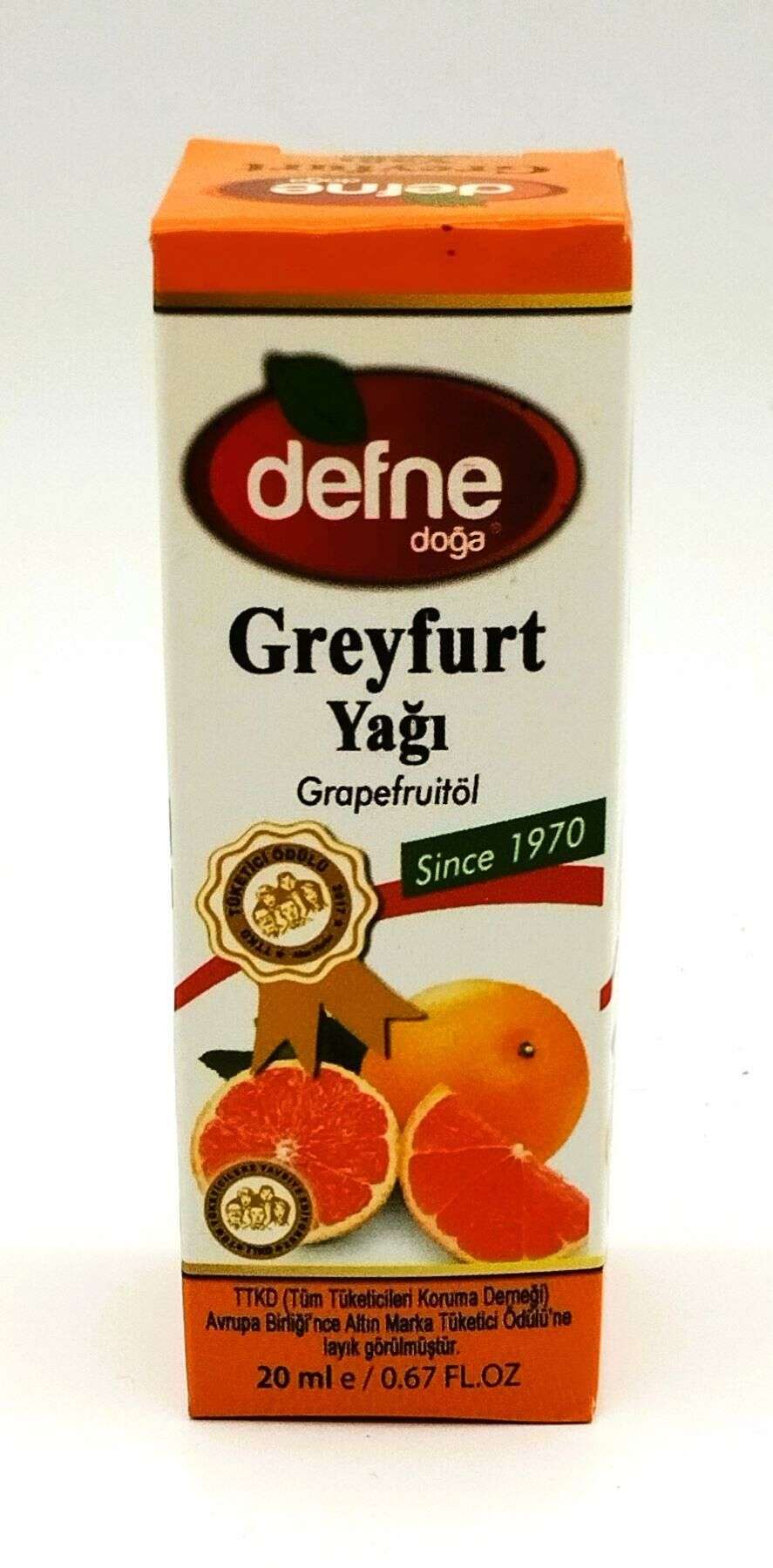 Defne Doğa Greyfurt Yağı 20 ml