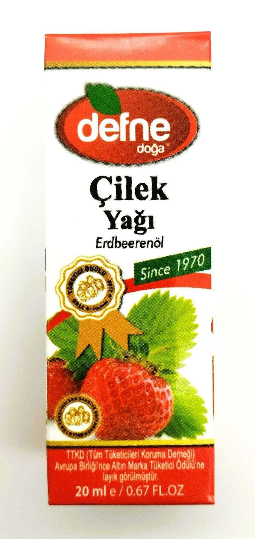 Defne Doğa Çilek Yağı 20 ml