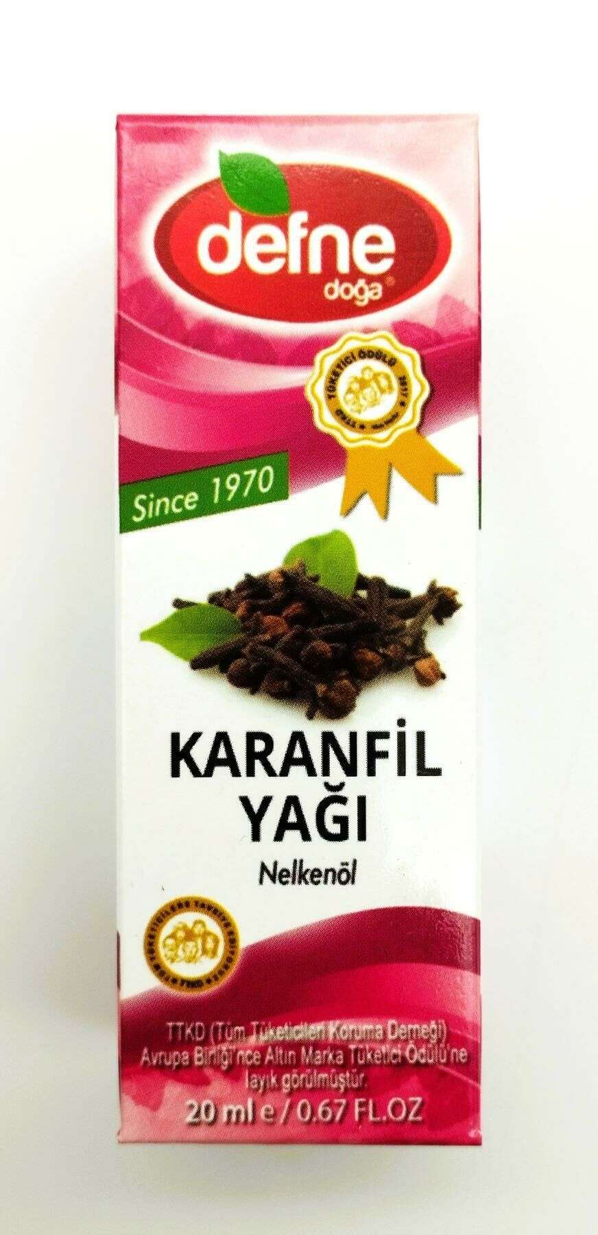 Defne Doğa Karanfil Yağı 20 ml