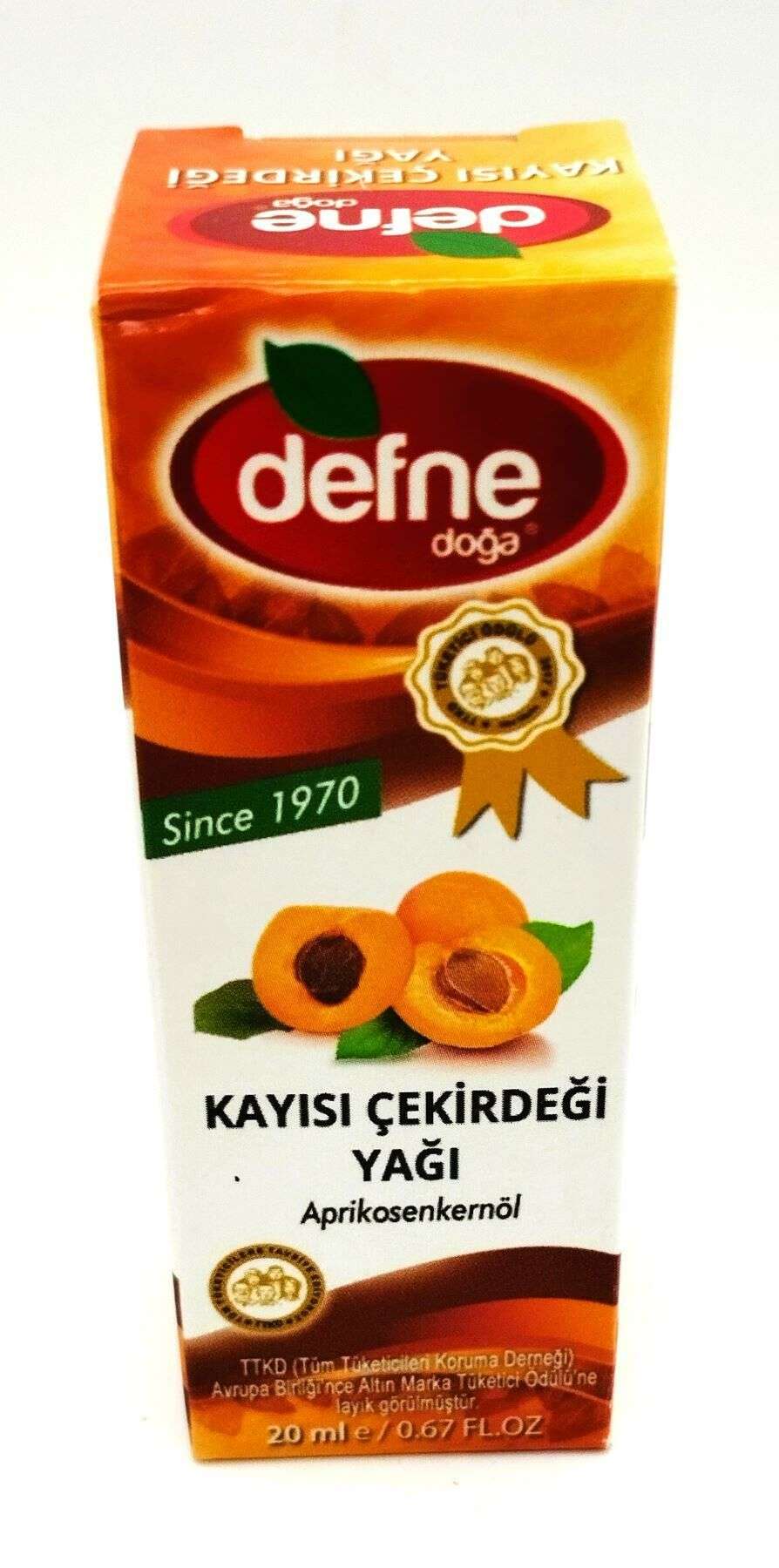 Defne Doğa Kayısı Çekirdeği Yağı 20 ml