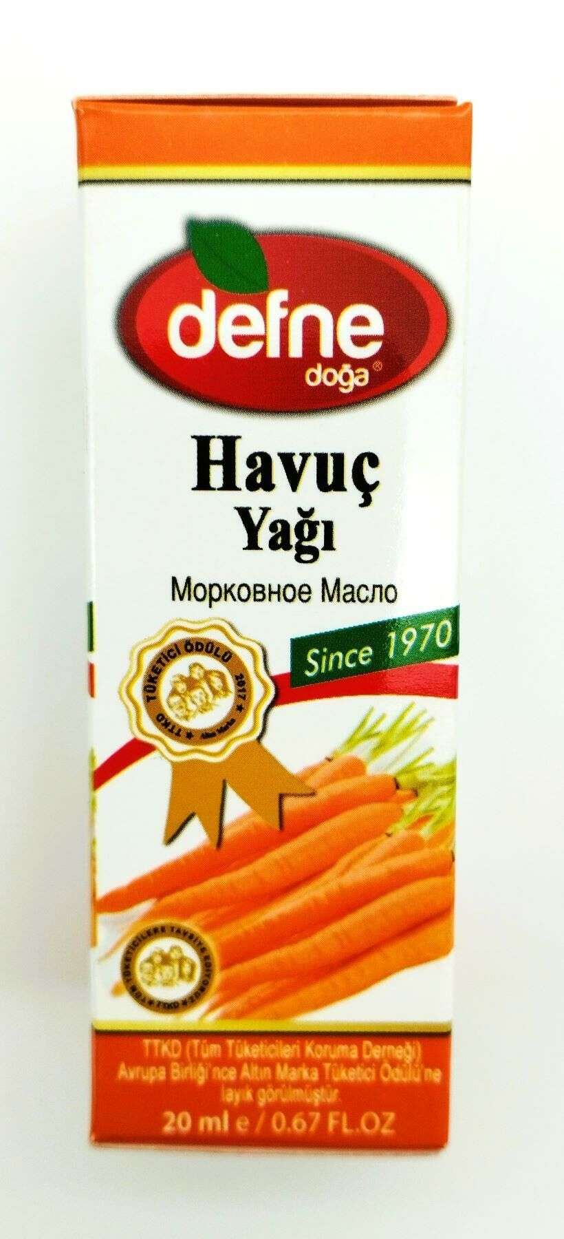 Defne Doğa Havuç Yağı 20 ml