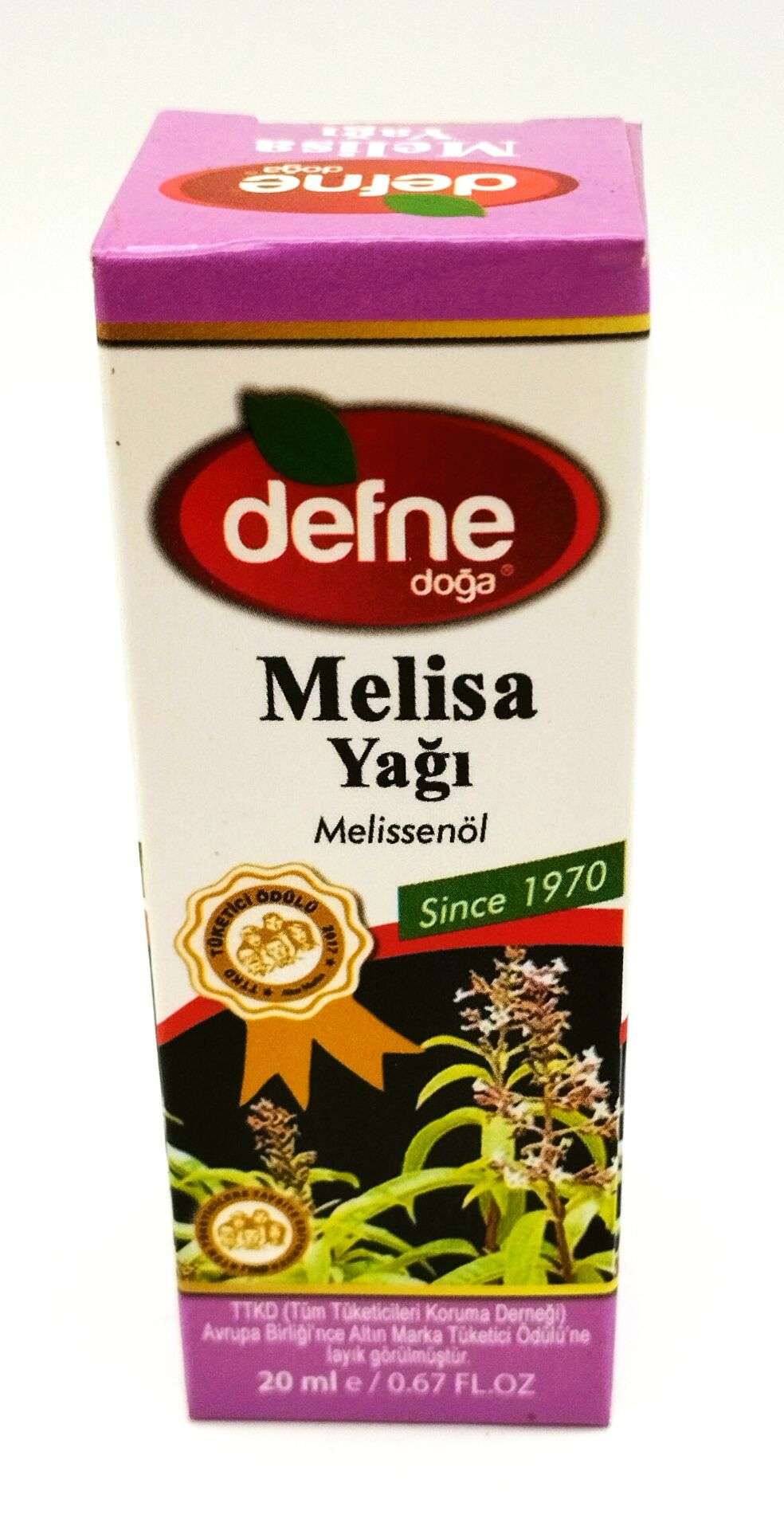 Defne Doğa Melisa Yağı 20 ml