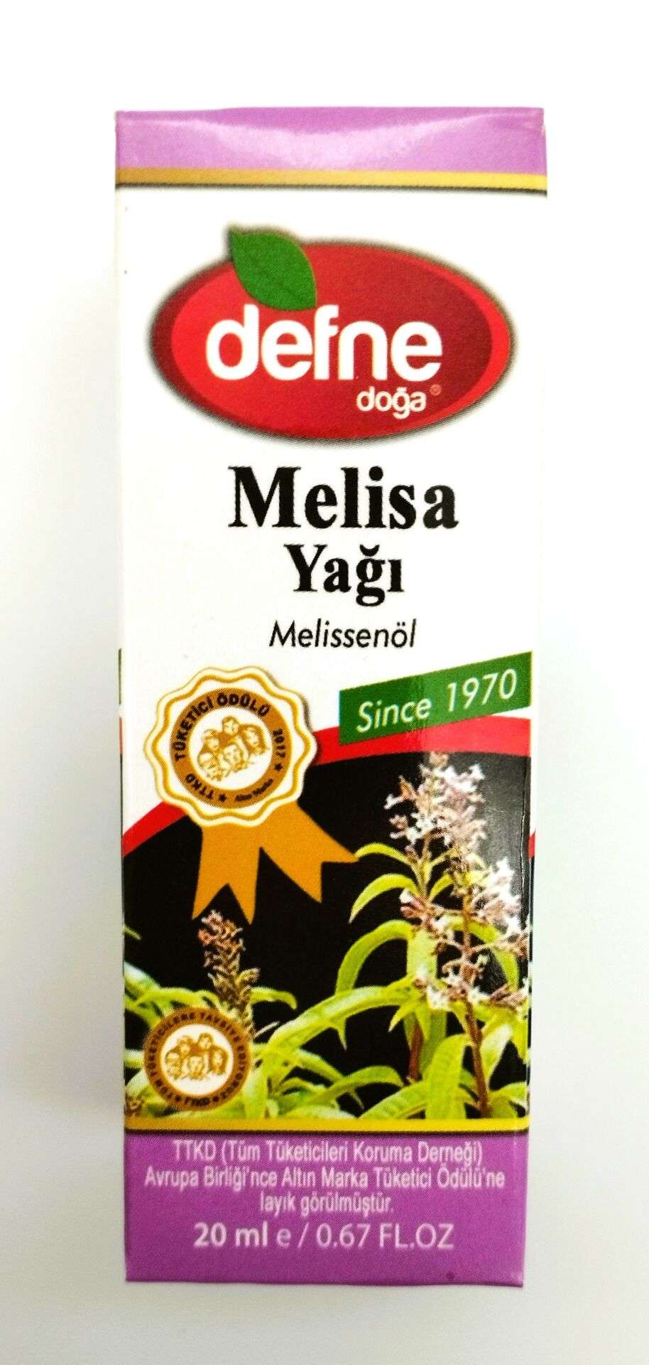 Defne Doğa Melisa Yağı 20 ml