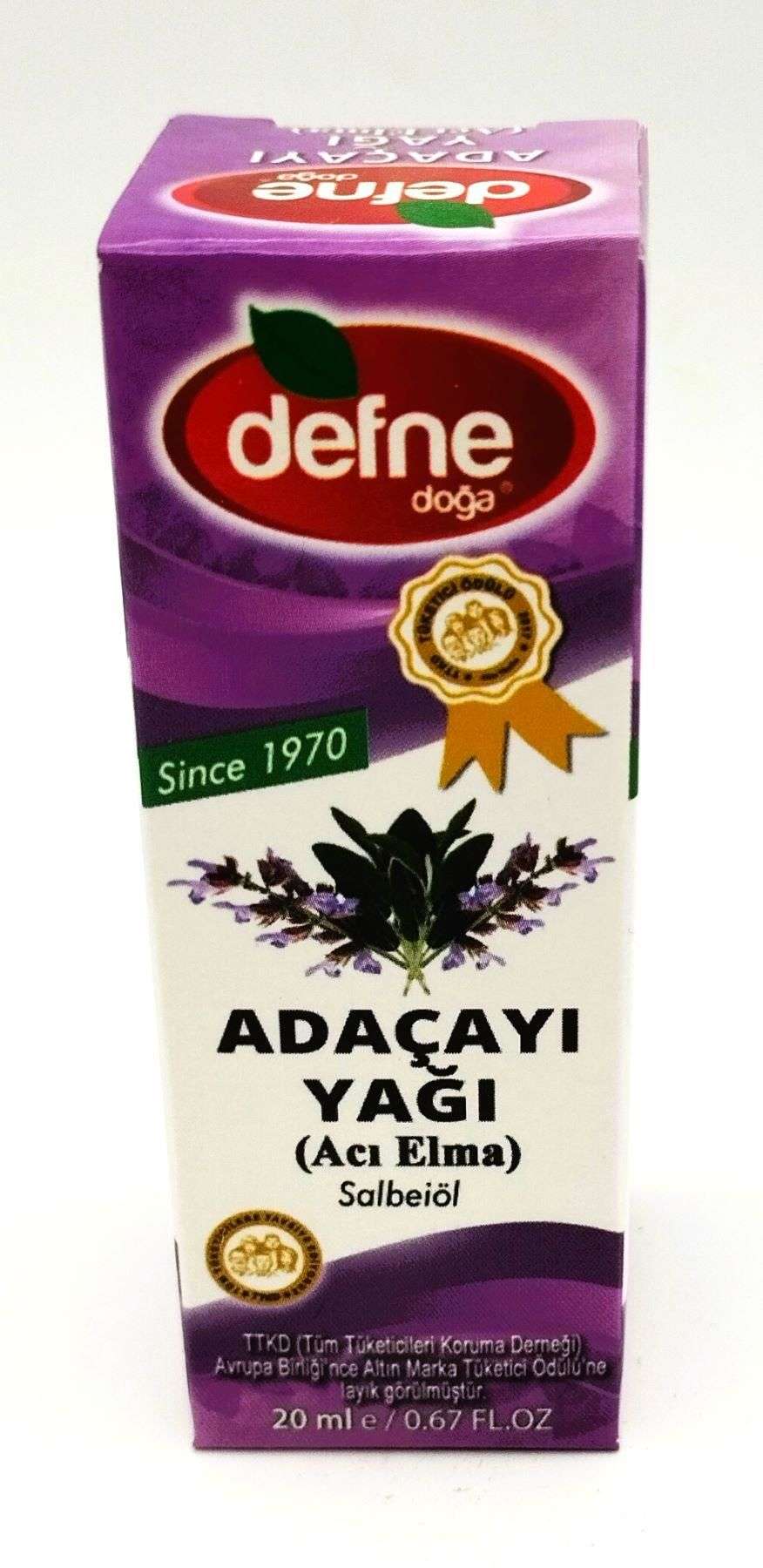 Defne Doğa Adaçayı Yağı 20 ml