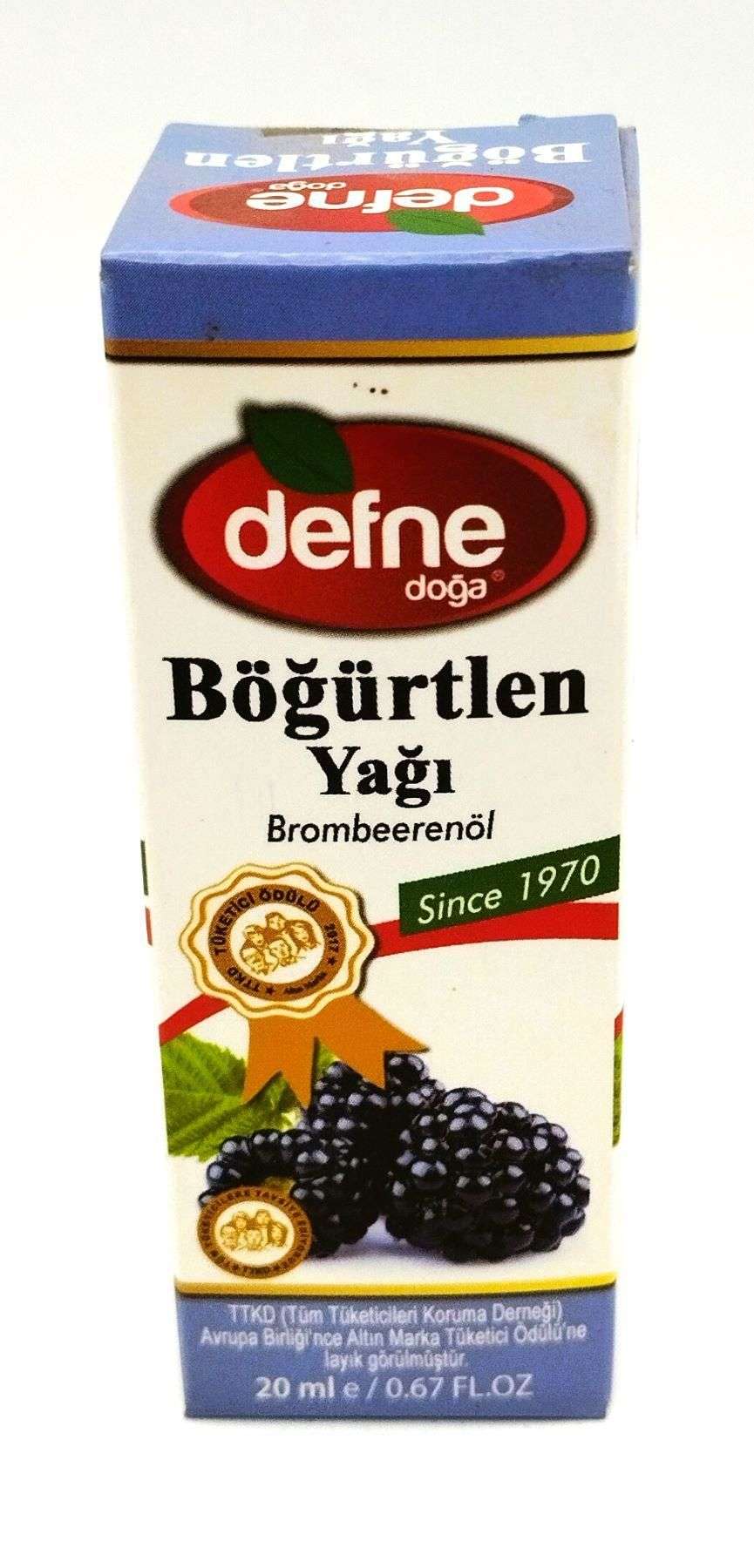 Defne Doğa Böğürtlen Yağı 20 ml