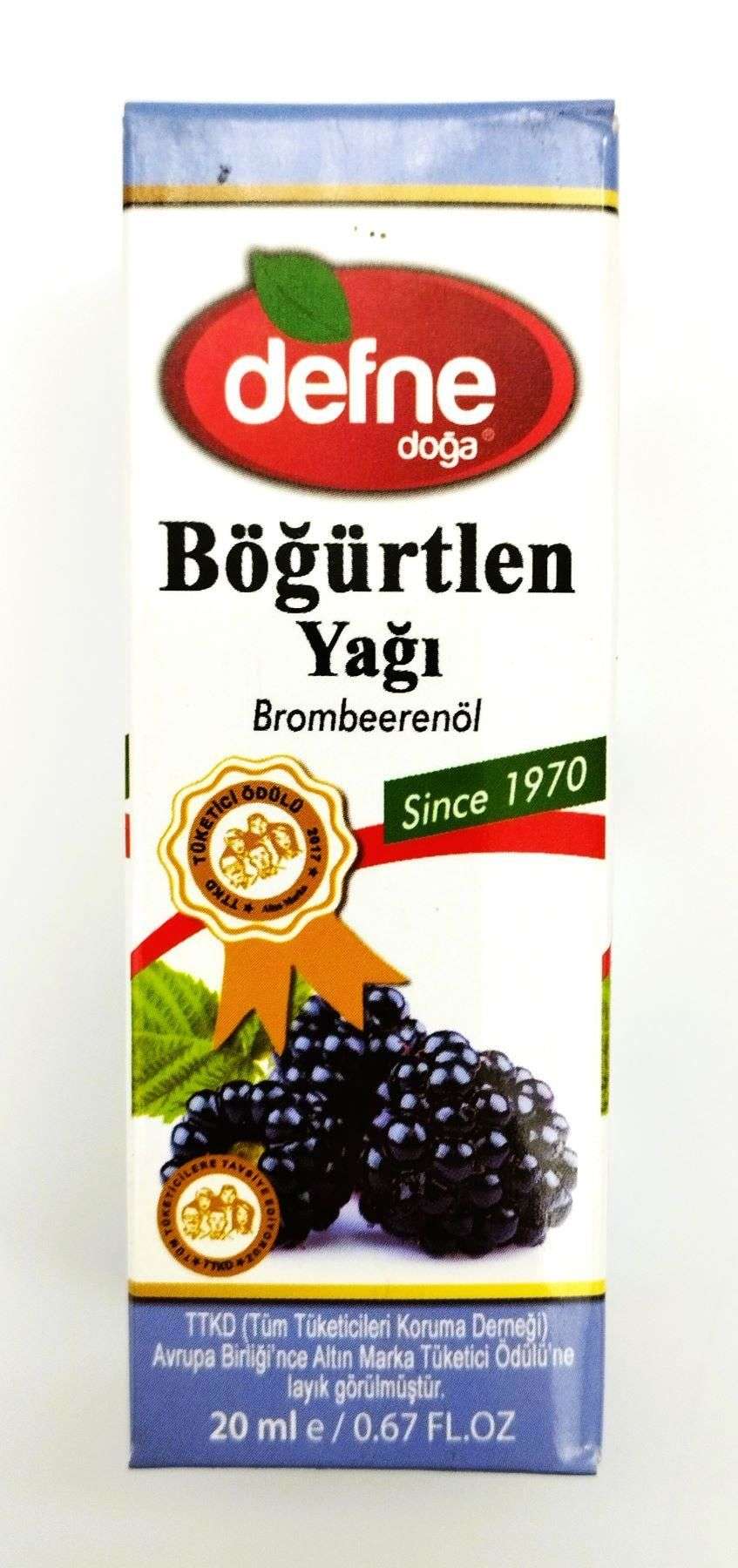 Defne Doğa Böğürtlen Yağı 20 ml