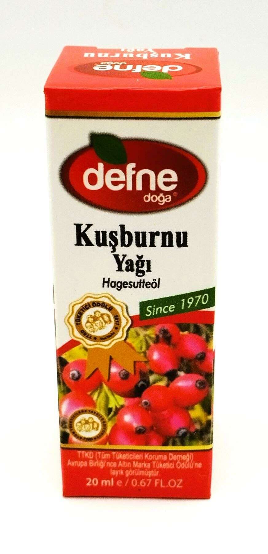 Defne Doğa Kuşburnu Yağı 20 ml