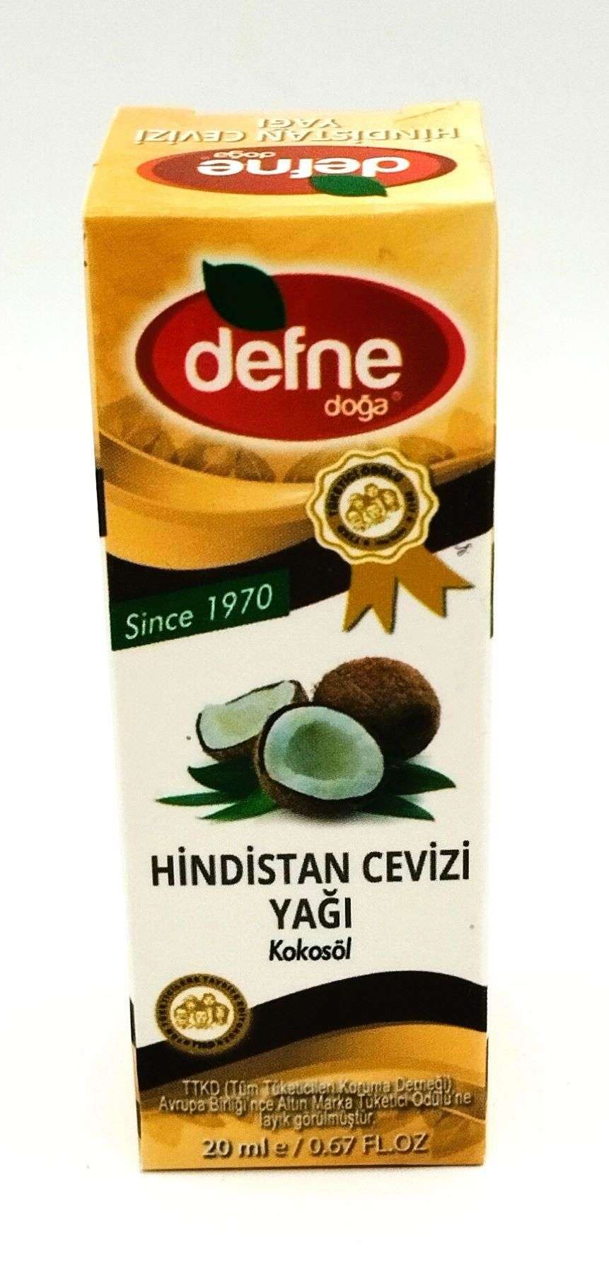 Defne Doğa Hindistan Cevizi Yağı 20 ml