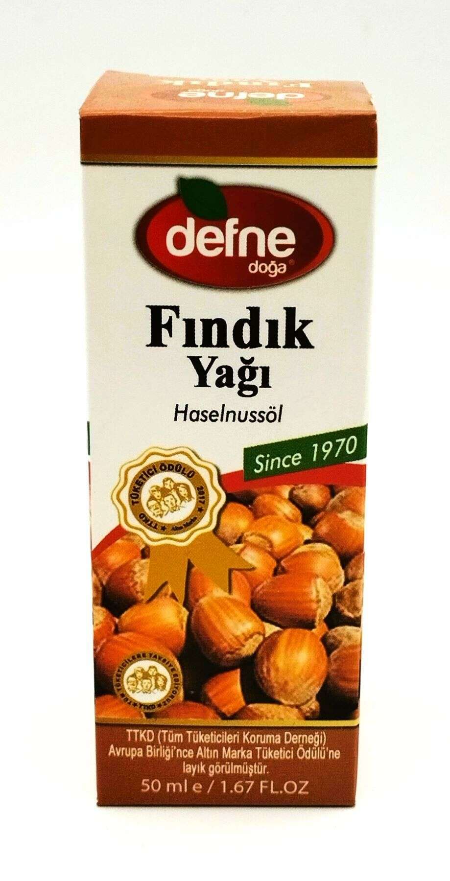 Defne Doğa Fındık Yağı 50 ml