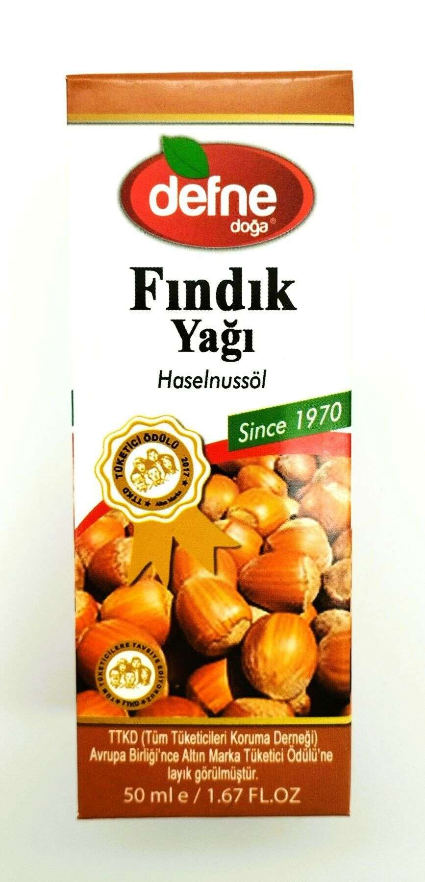 Defne Doğa Fındık Yağı 50 ml