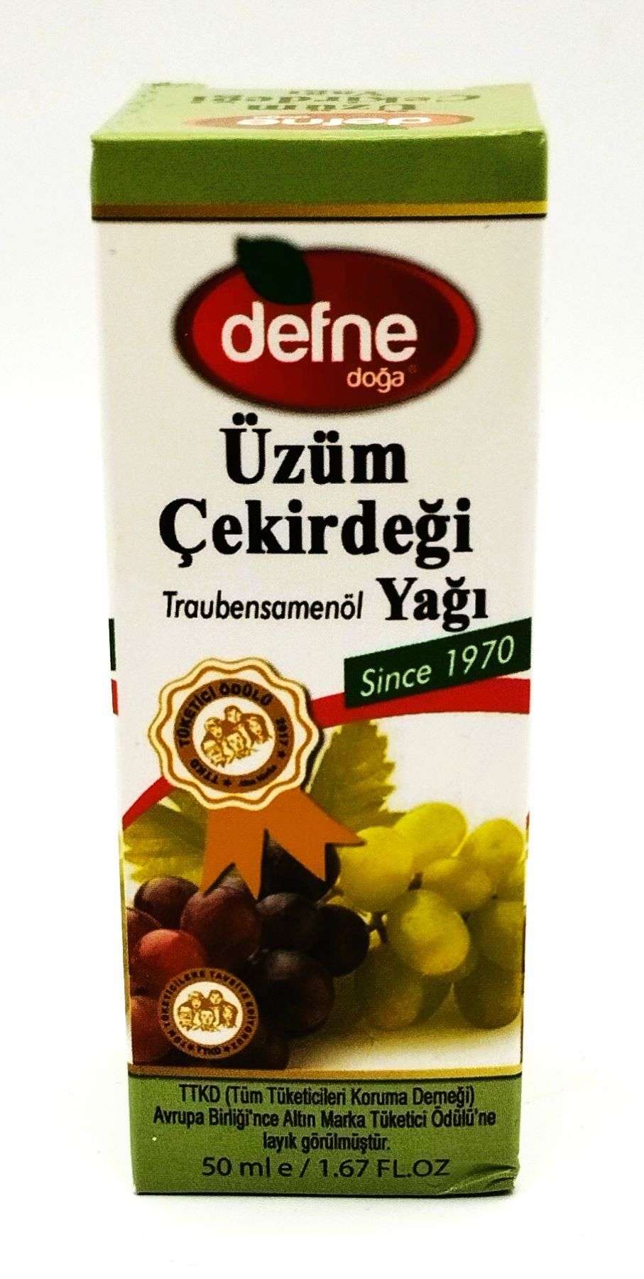 Defne Doğa Üzüm Çekirdeği Yağı 50 ml