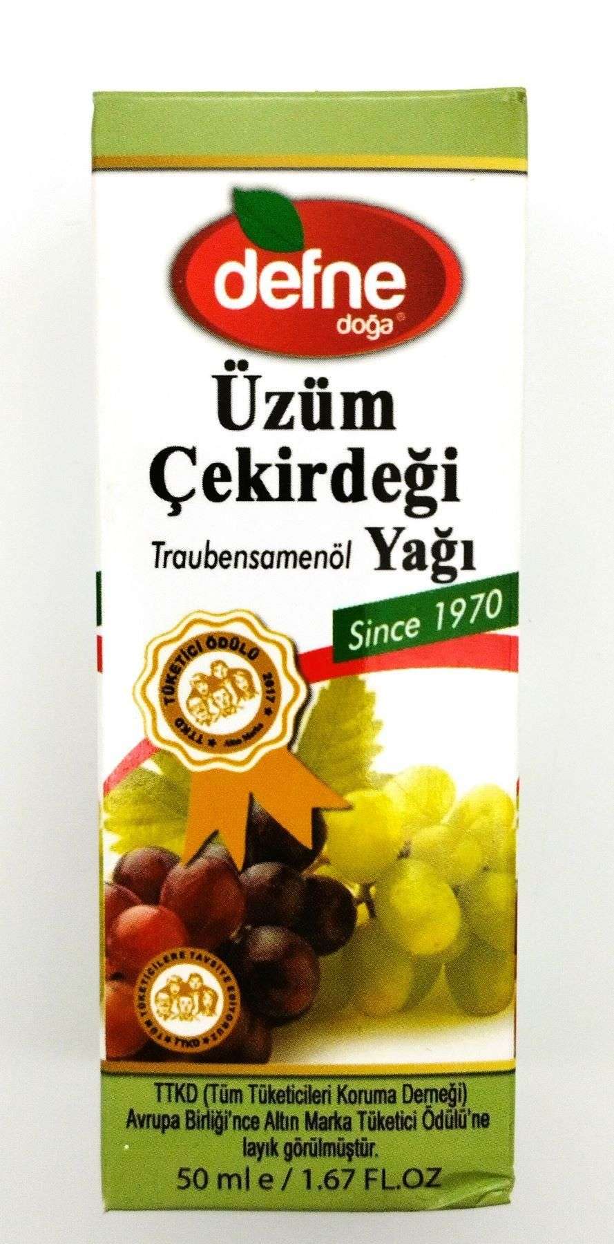 Defne Doğa Üzüm Çekirdeği Yağı 50 ml