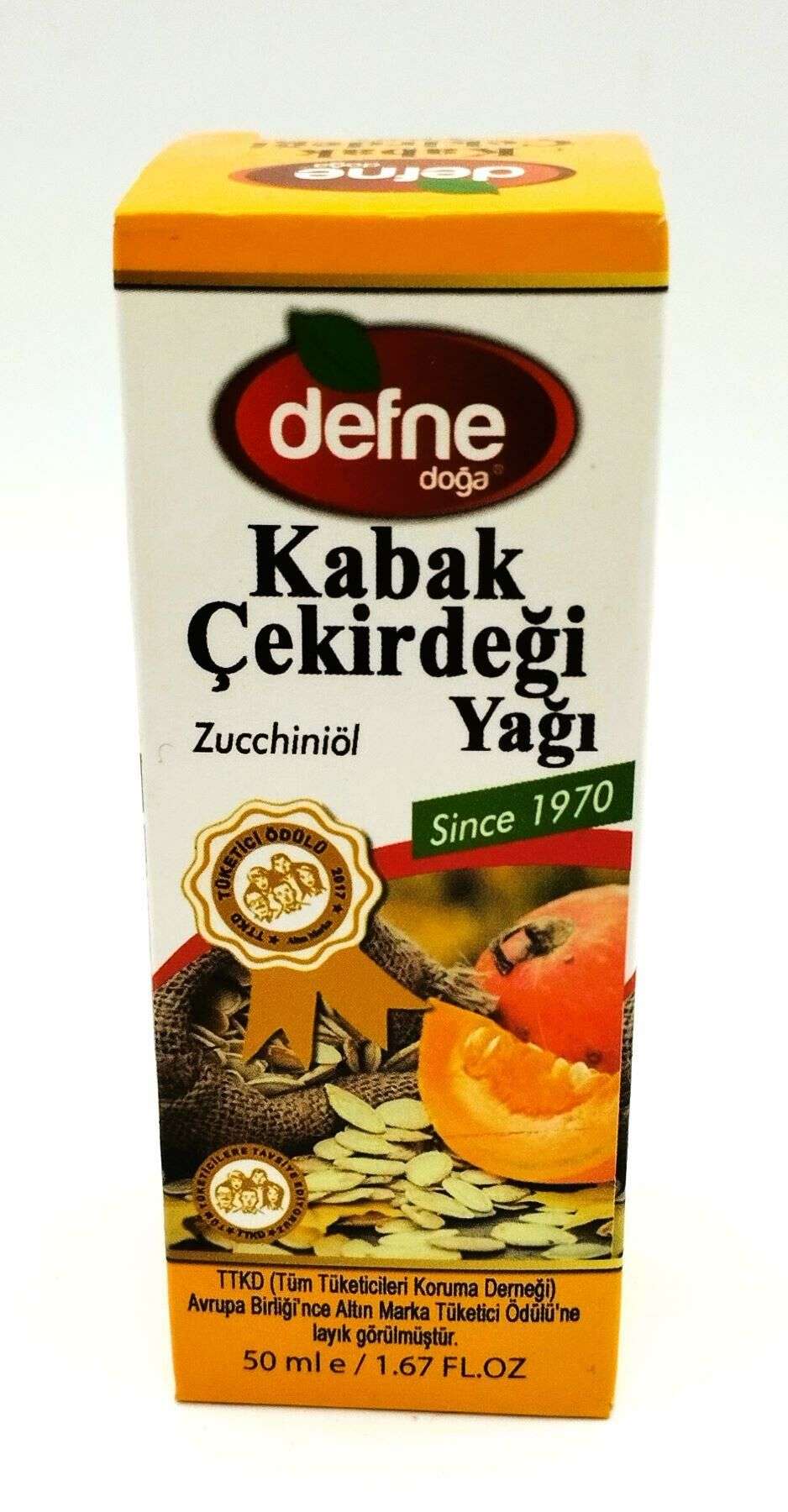 Defne Doğa Kabak Çekirdeği Yağı 50 ml