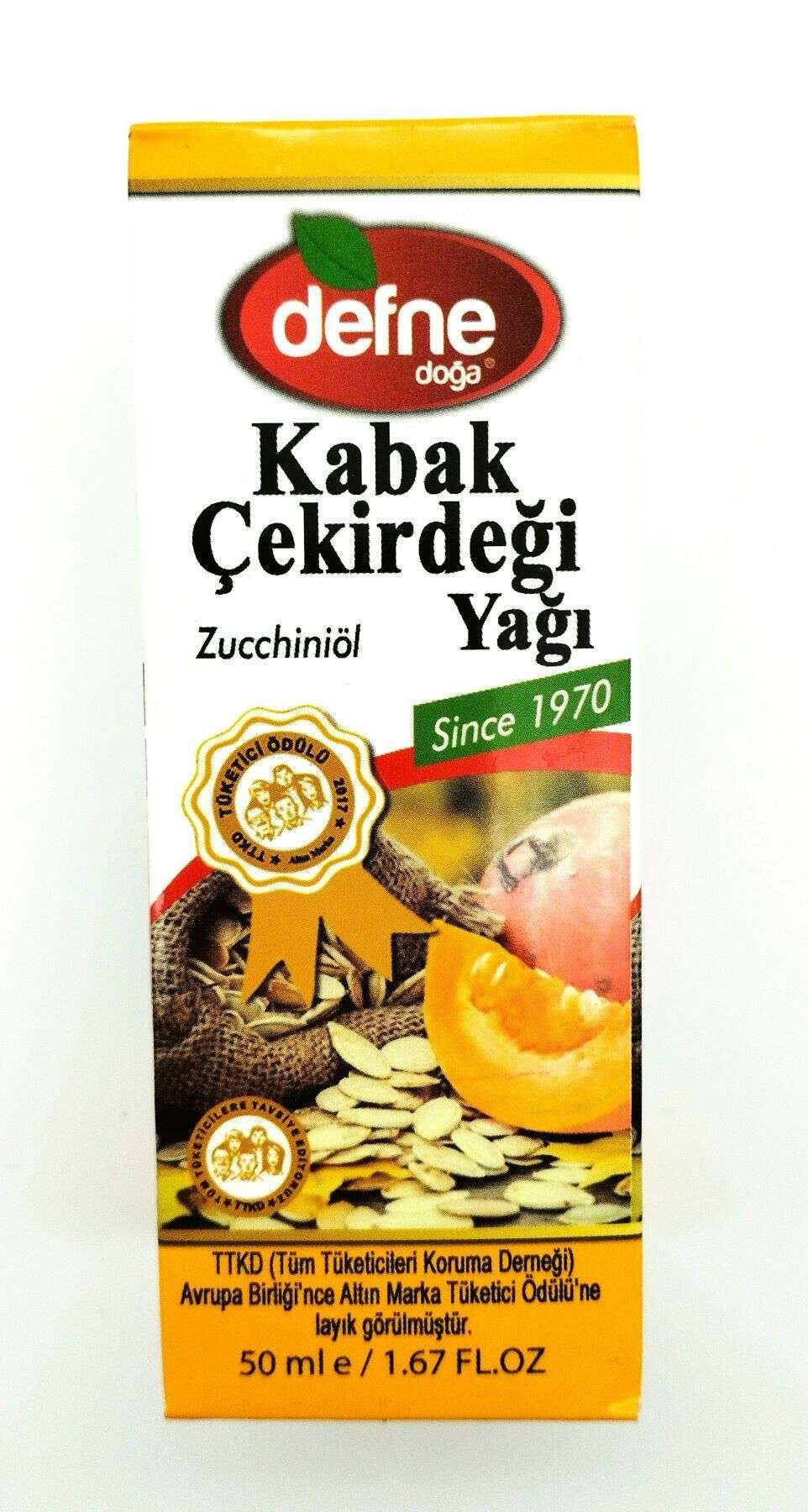 Defne Doğa Kabak Çekirdeği Yağı 50 ml