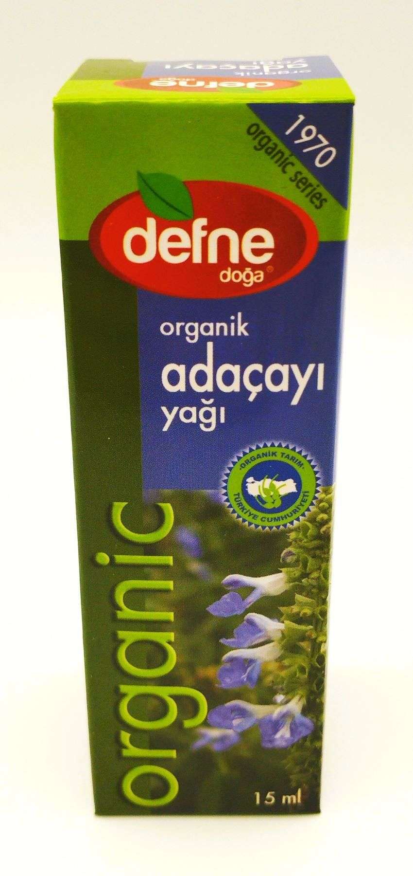 Defne Doğa Organik Adaçayı Yağı 15 ml