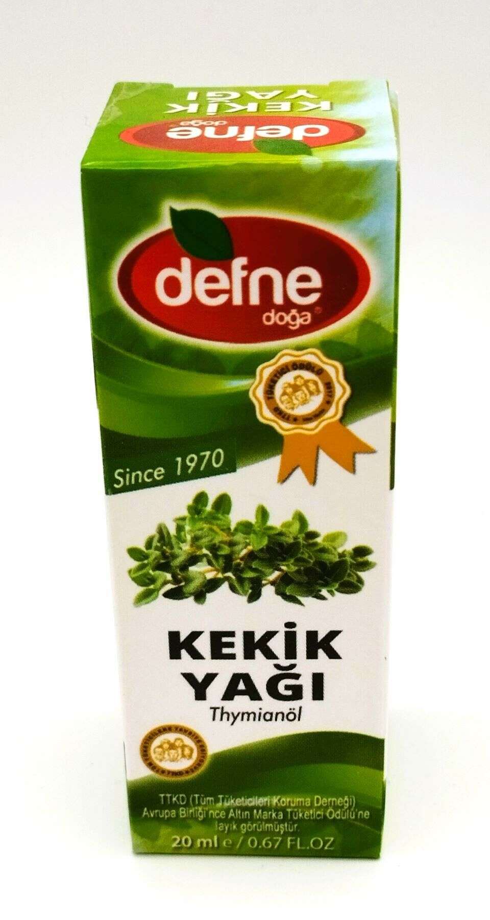 % 100 Doğal Kekik Yağı 20 ml x 2 adet