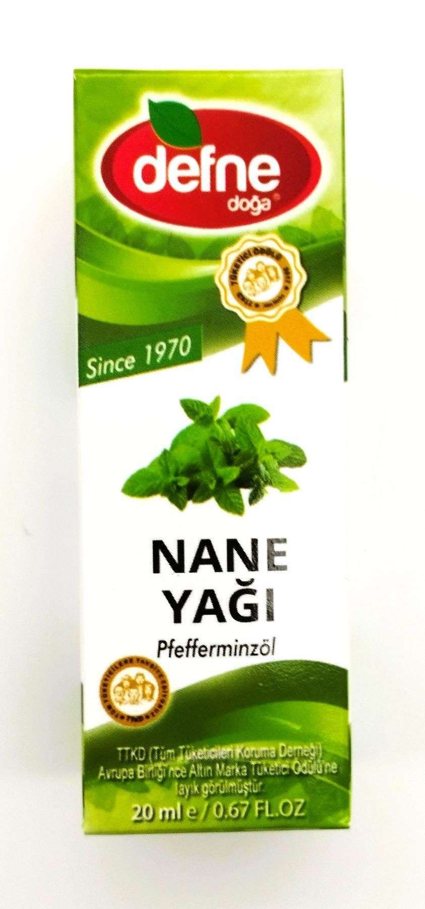 % 100 Doğal Nane Yağı 20 ml x 2 adet