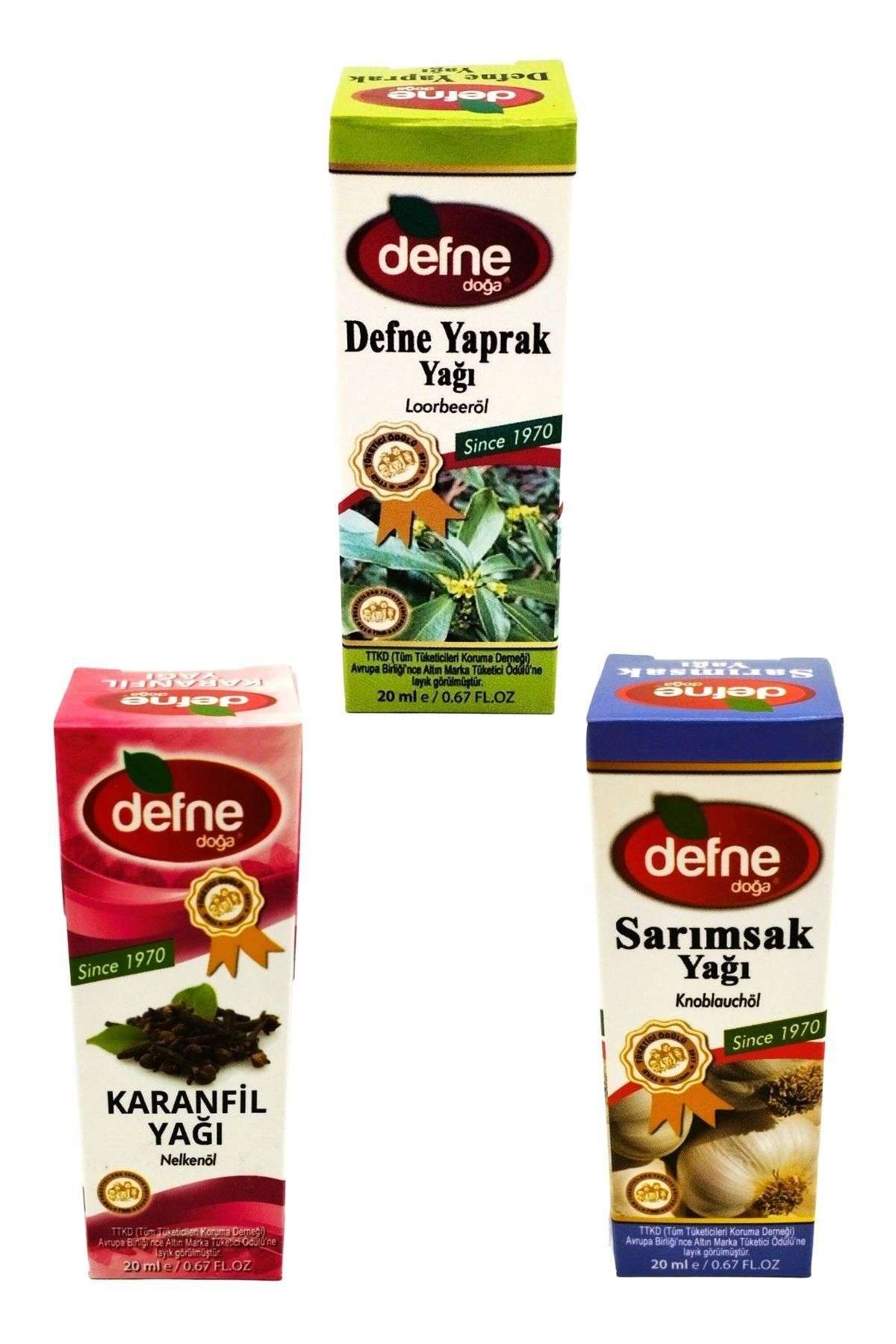 Bakım Seti( Defne + Karanfil + Sarımsak Yağı)