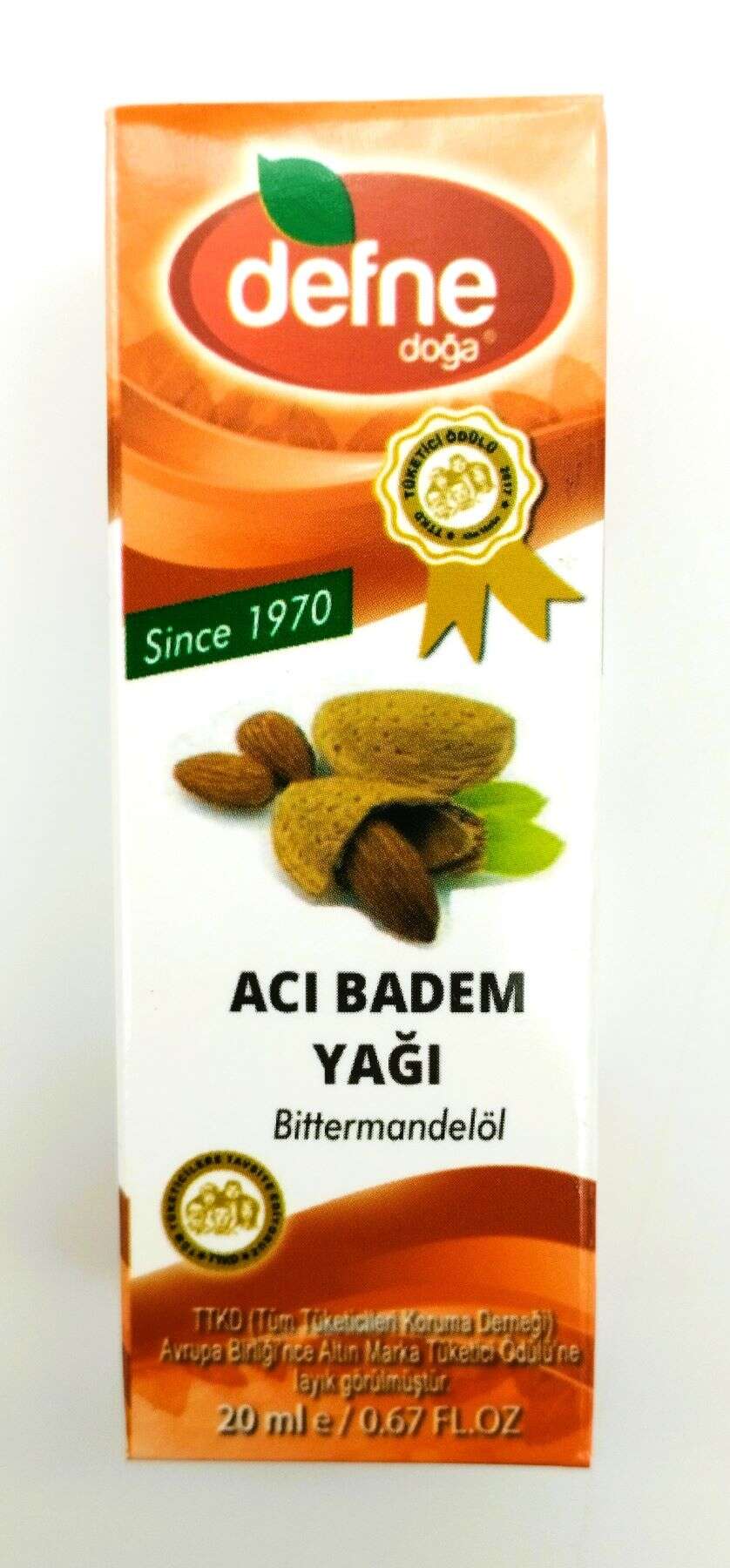 Defne Doğa Acı Badem Yağı 20 ml